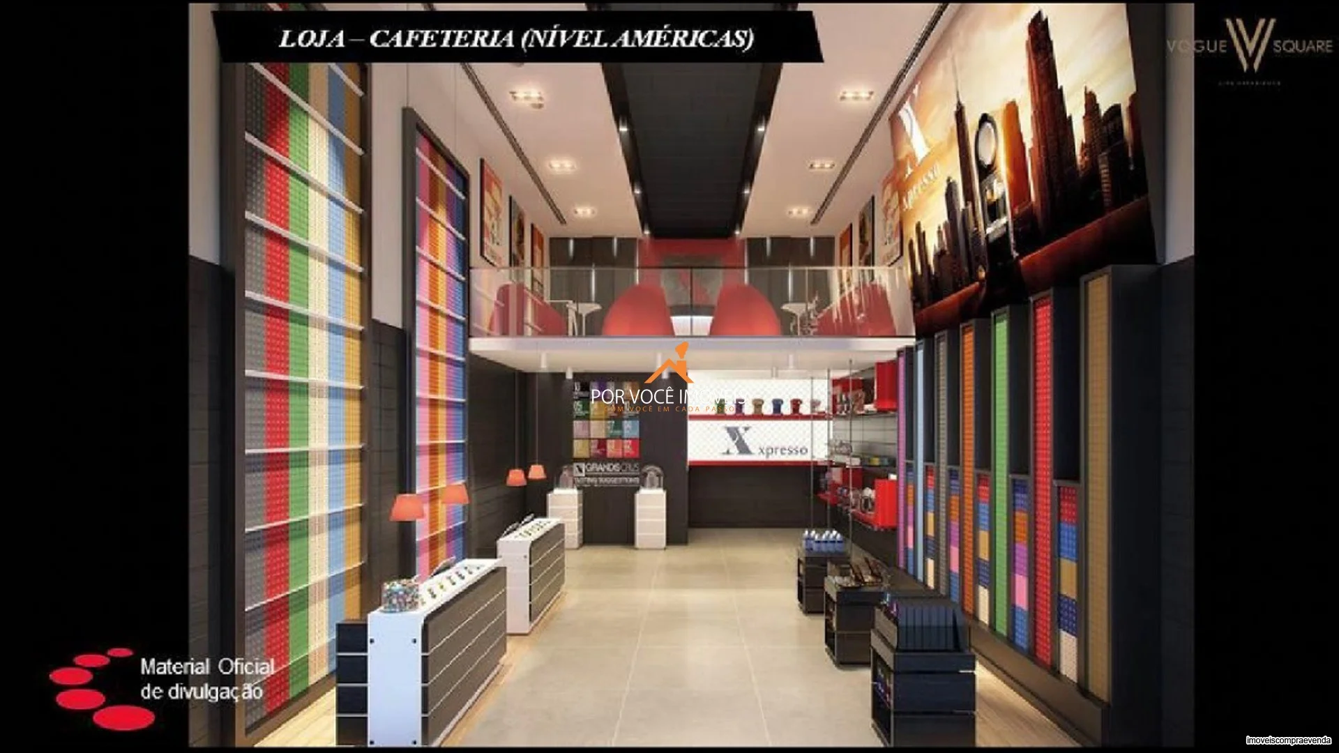 Sala comercial no Vogue Square