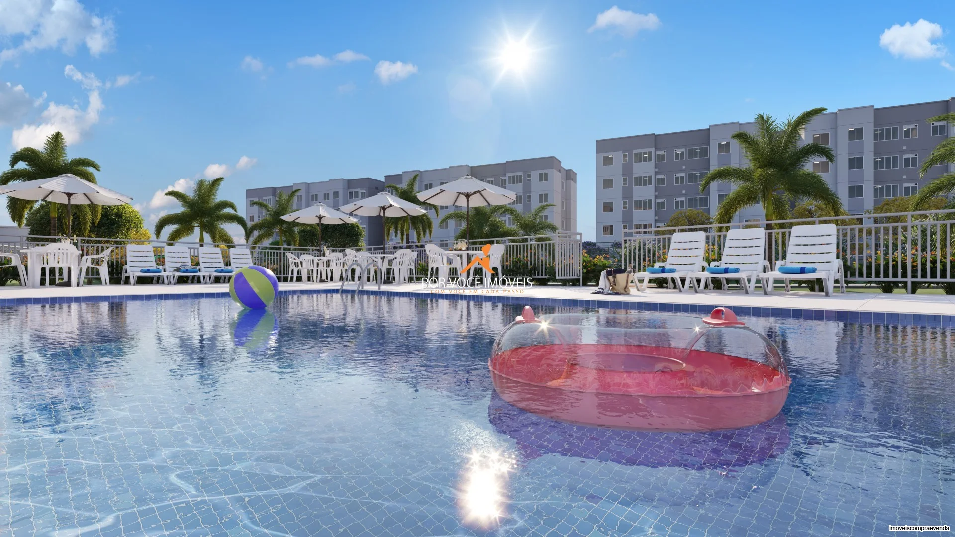 Apartamento com 2 quartos no Condomínio Viva Vida Recanto Clube
