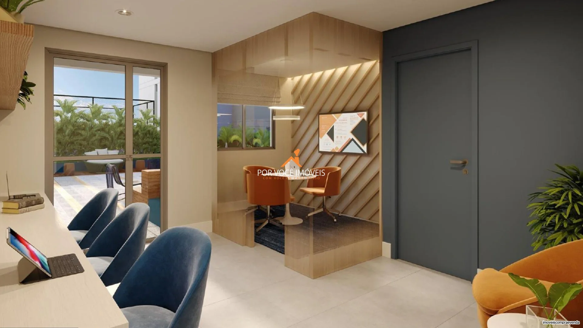 Apartamento com 1 quarto e Varanda no Condomínio Rio Branco.220 Residencial