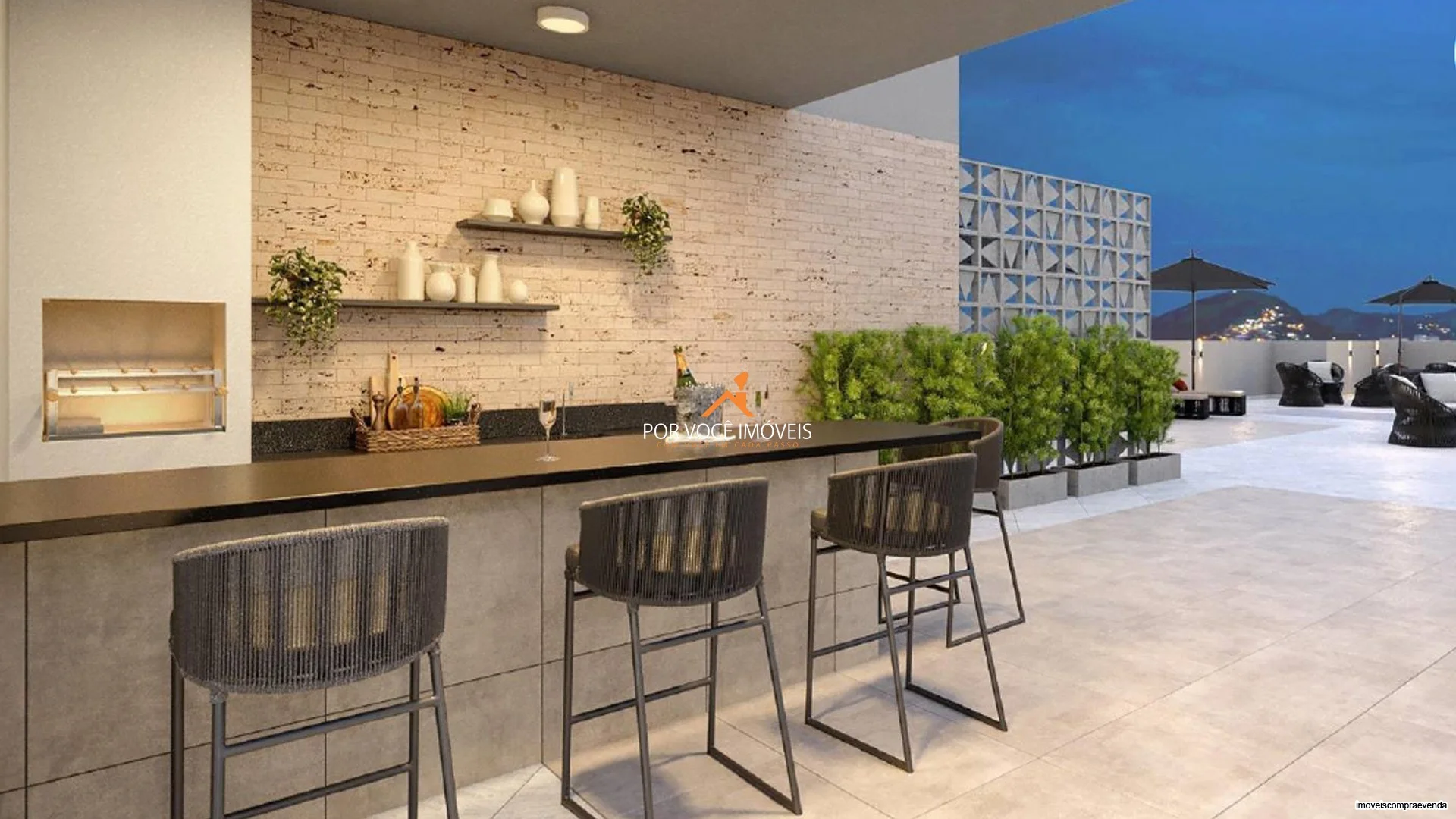 Apartamento com 1 quarto e Varanda no Condomínio Rio Branco.220 Residencial