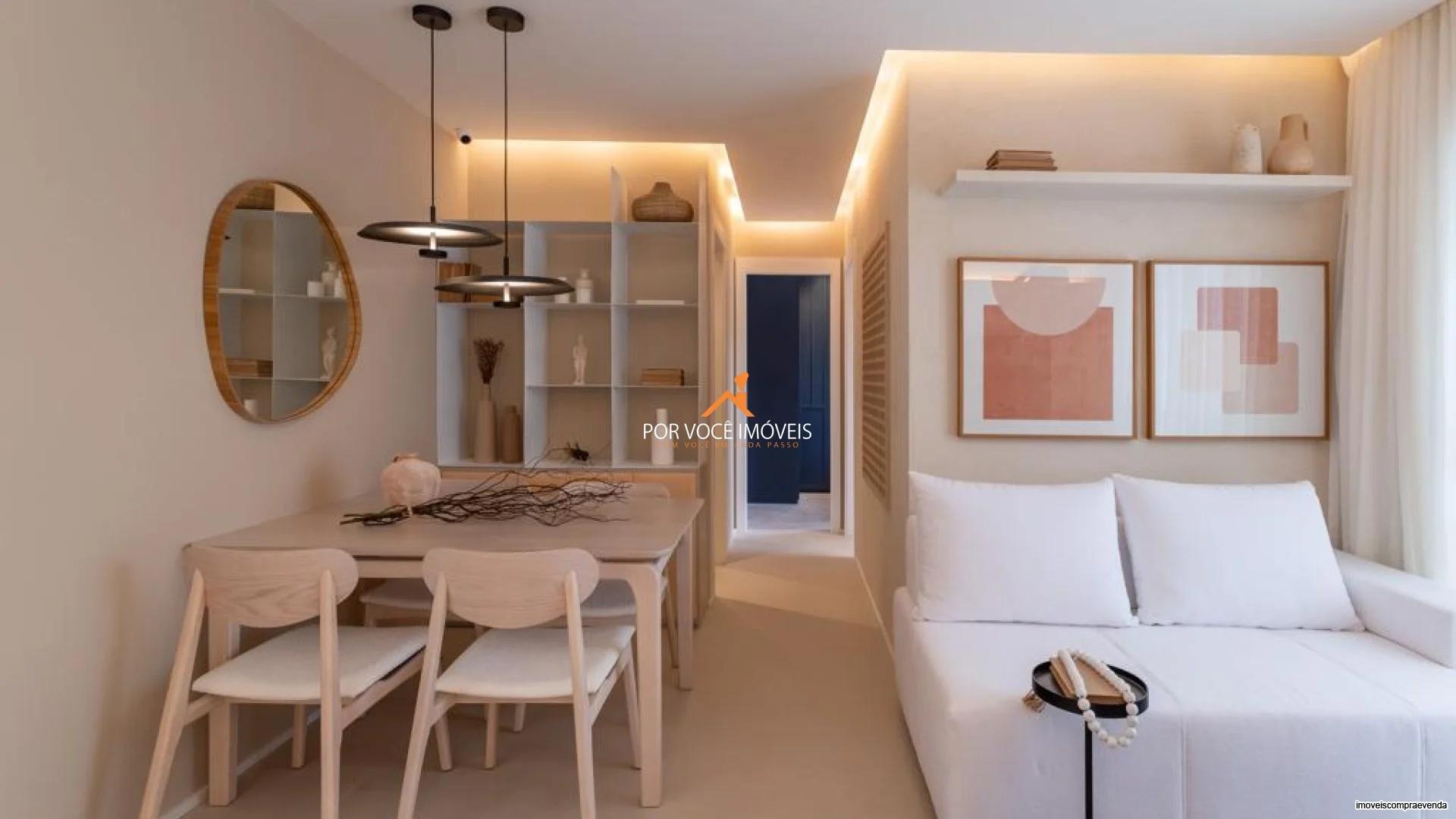 Apartamento com 1 quarto e Varanda no Condomínio Rio Branco.220 Residencial