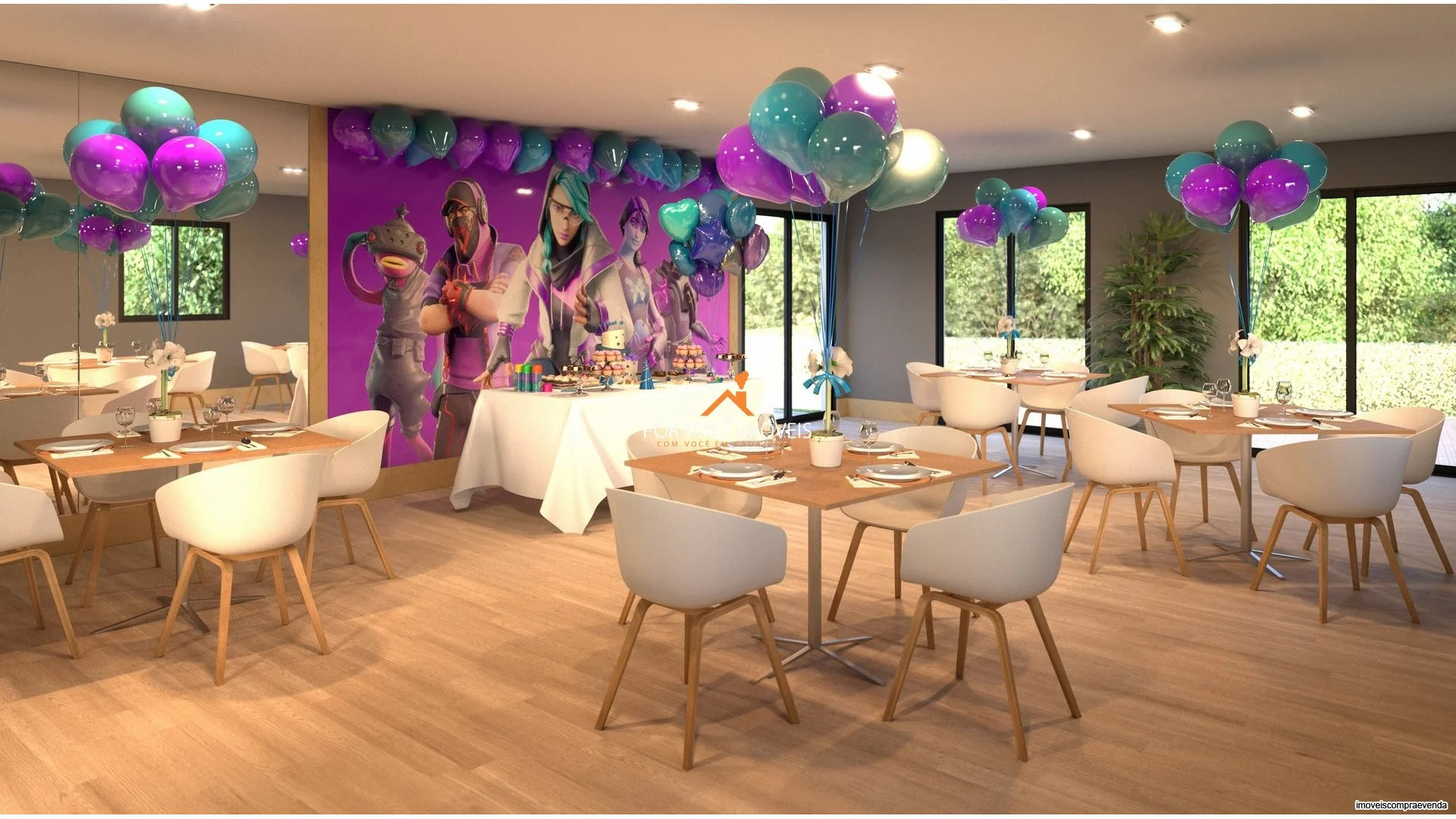Apartamento Garden com 2 quartos no Condomínio View Clube Residencial