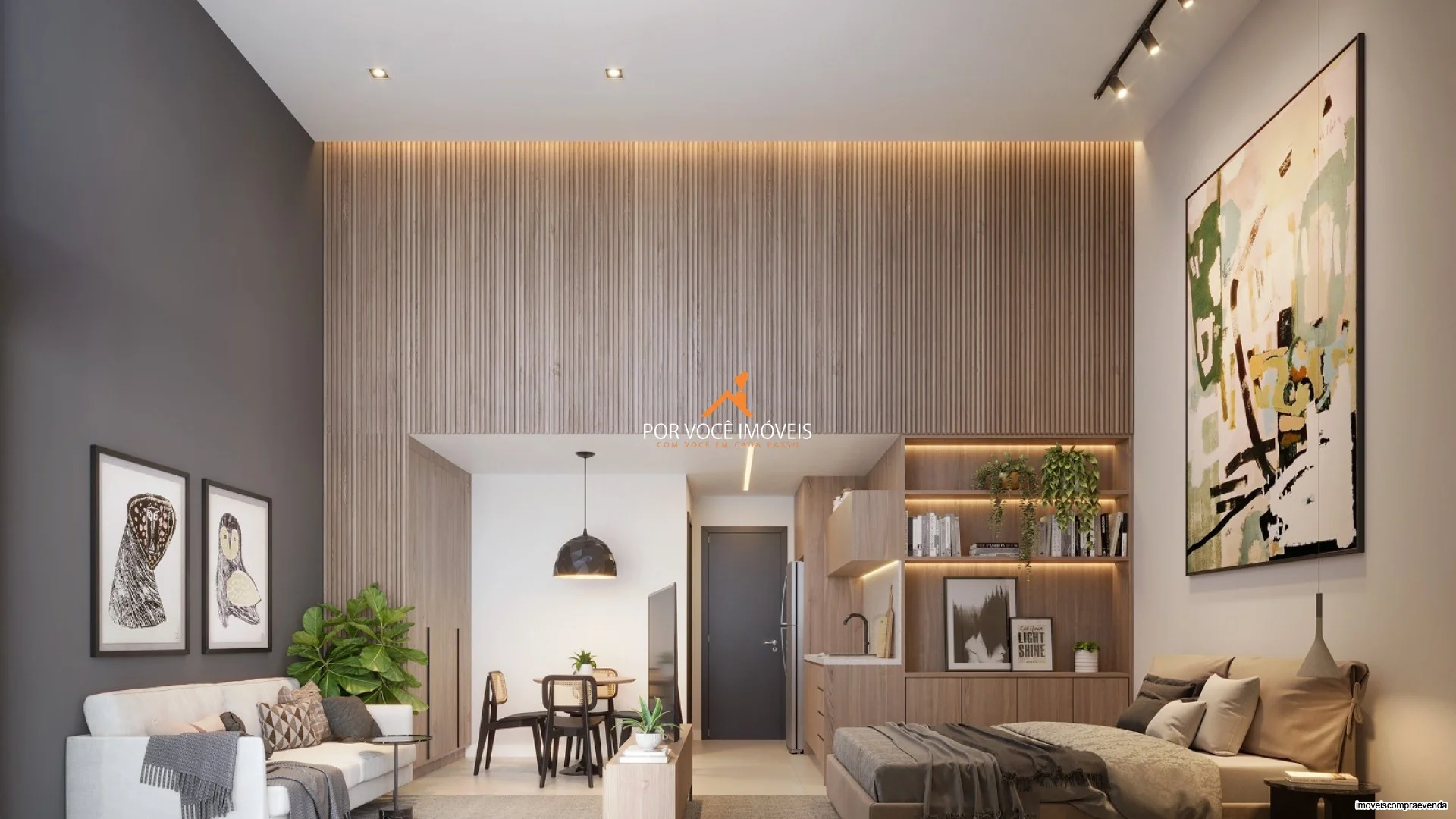 Studio com 39m² no Condomínio ONLIFE