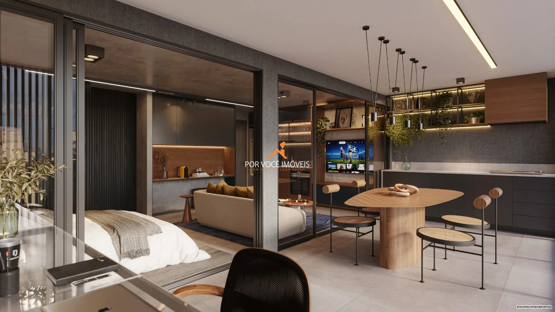 Studio com 39m² no Condomínio ONLIFE