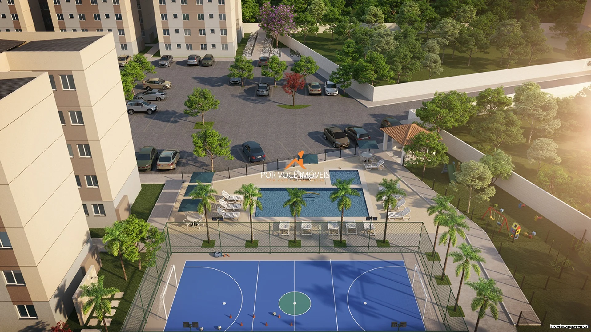 Apartamento para venda no condomínio Jardins do Brito