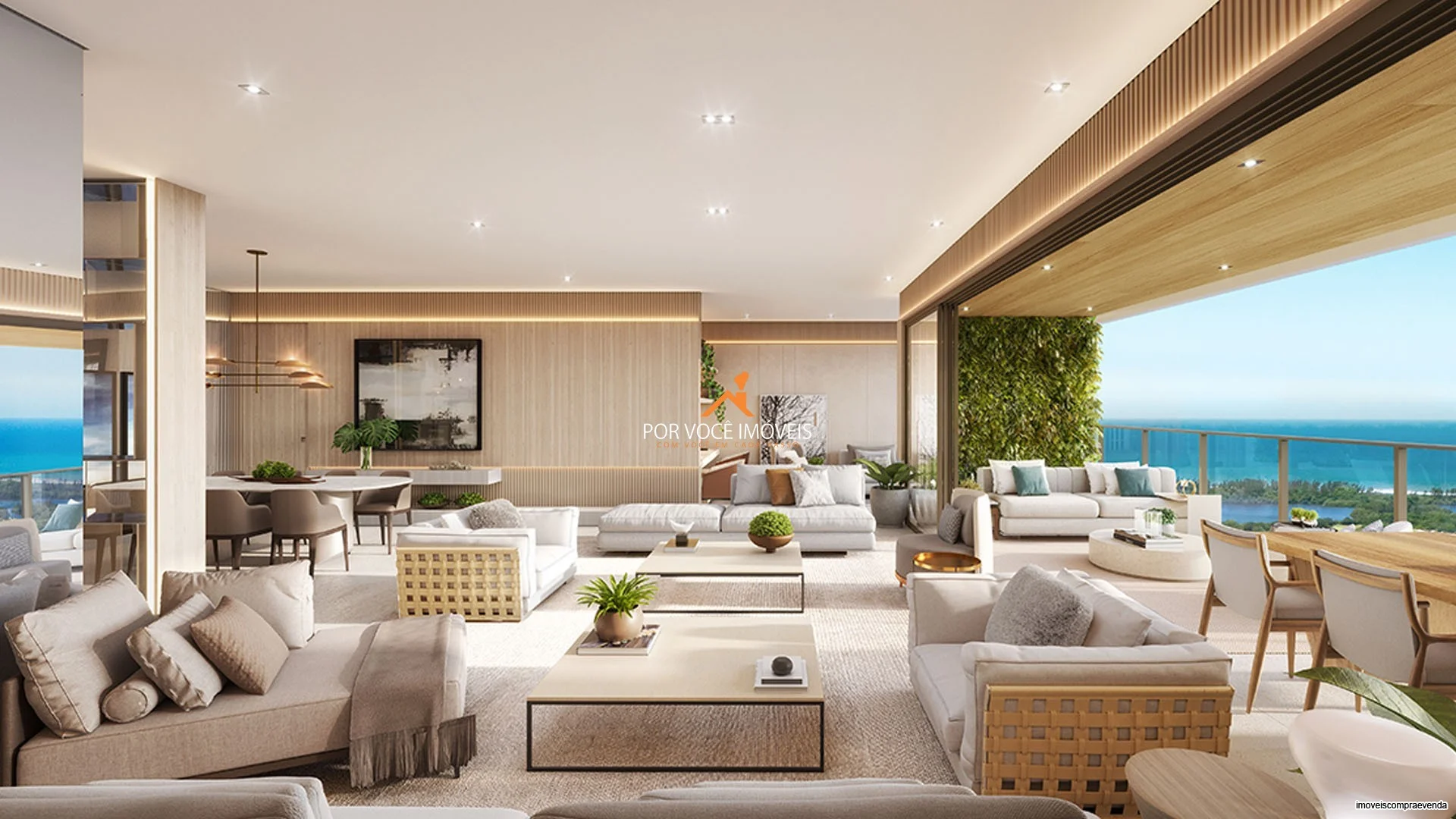Apartamento com 4 suítes no Condomínio Oceana Golf