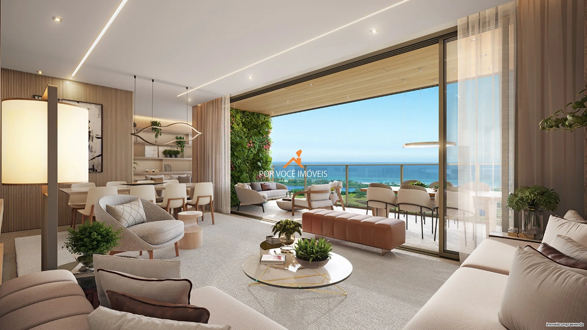 Apartamento com 4 suítes no Condomínio Oceana Golf