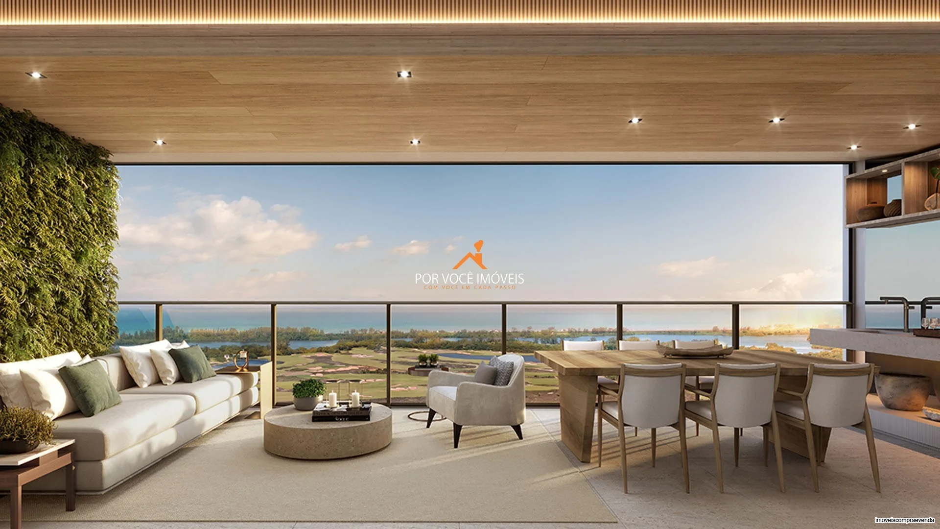 Apartamento com 4 suítes no Condomínio Oceana Golf