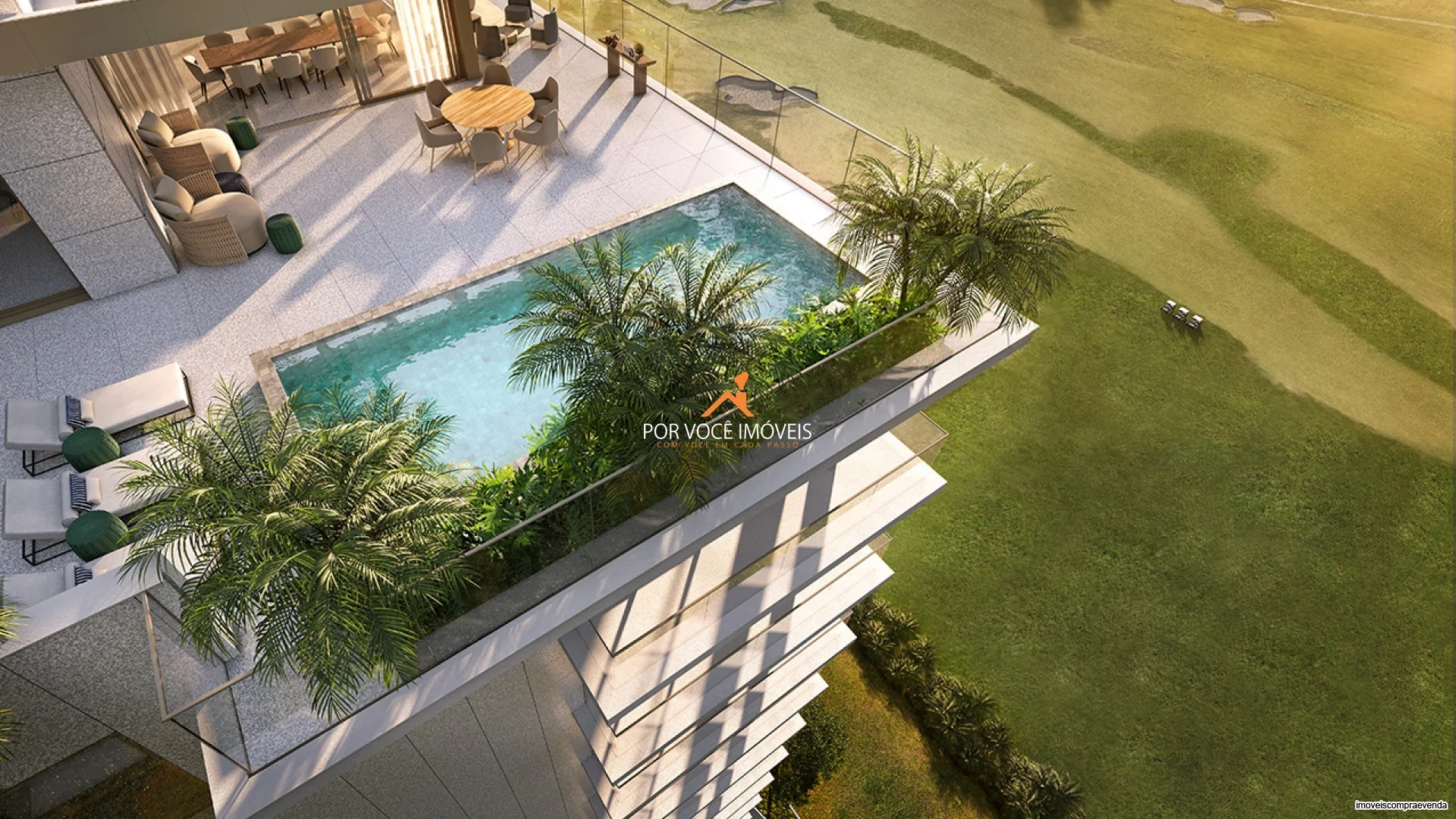 Apartamento com 4 suítes no Condomínio Oceana Golf