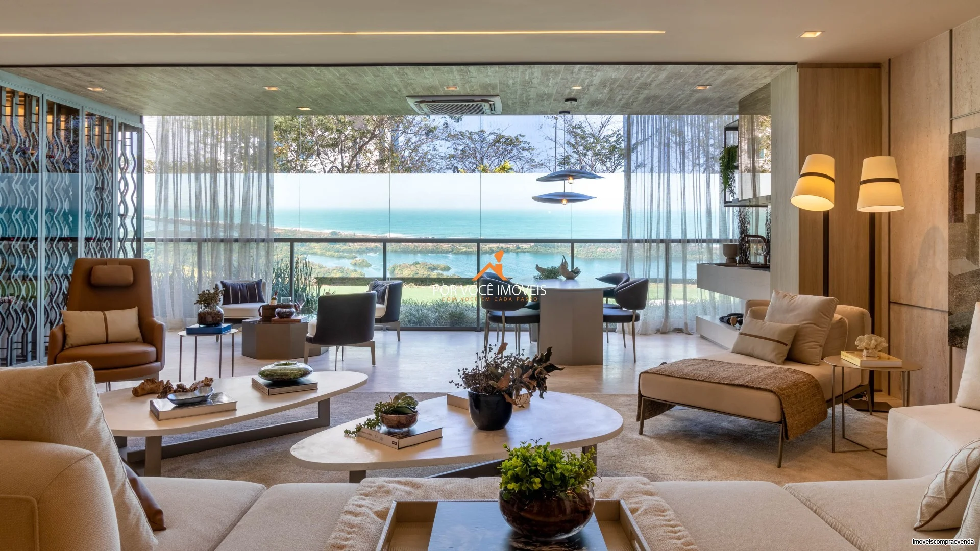 Apartamento com 4 suítes no Condomínio Oceana Golf