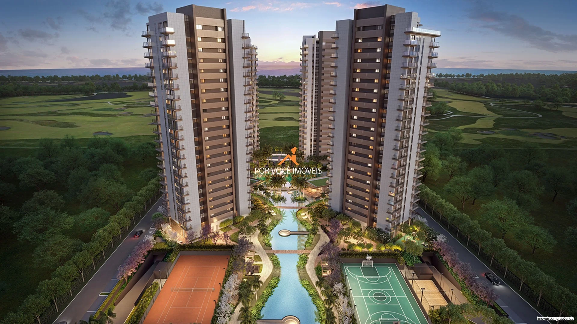 Apartamento com 4 suítes no Condomínio Oceana Golf