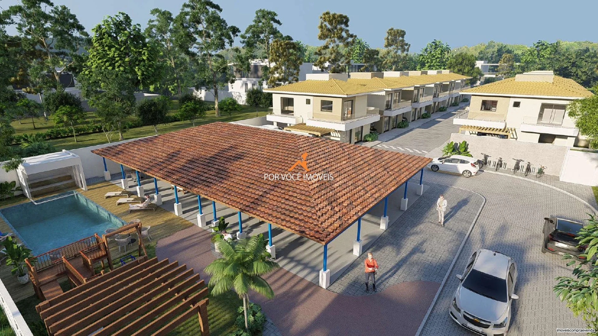 Casa duplex com 3 suítes no Condomínio Morada do Anjo Residencial