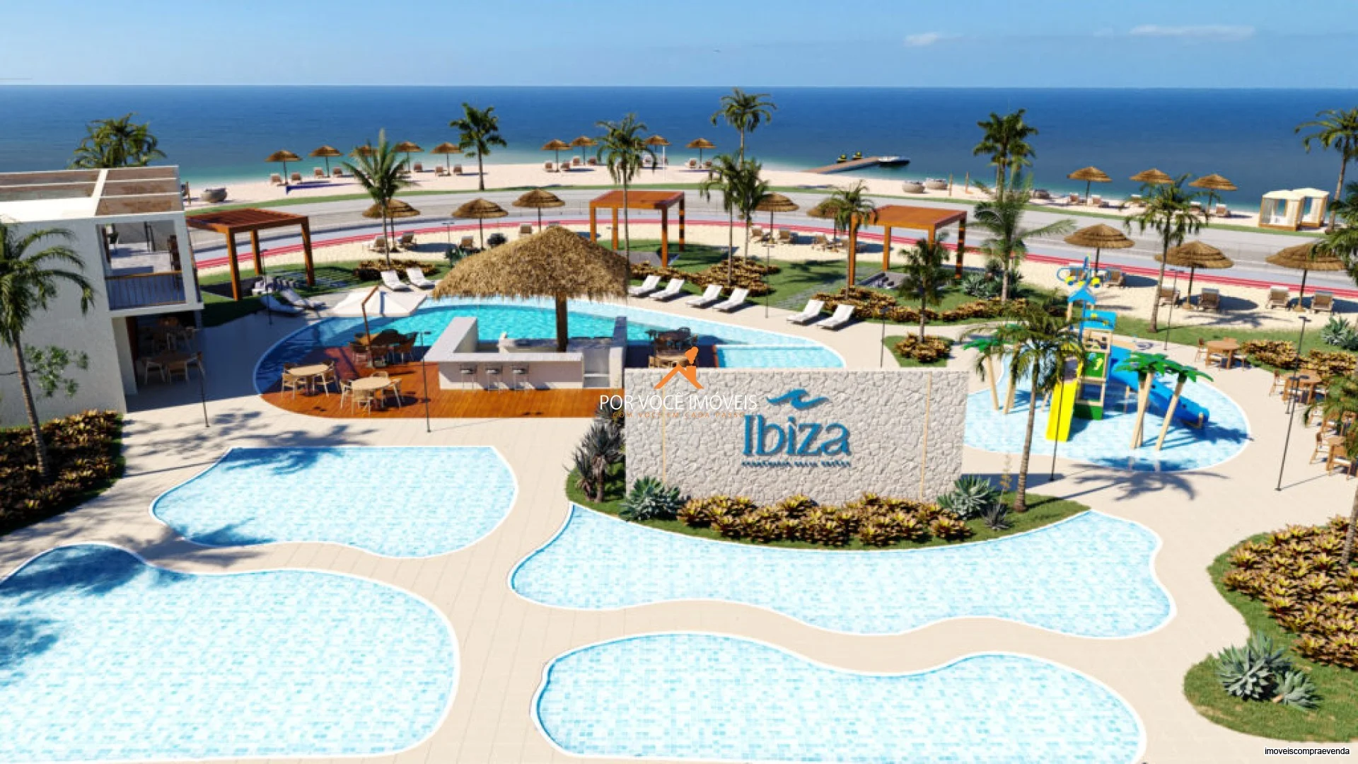 Lote de 335m² no Ibiza Condomínio Praia Resort