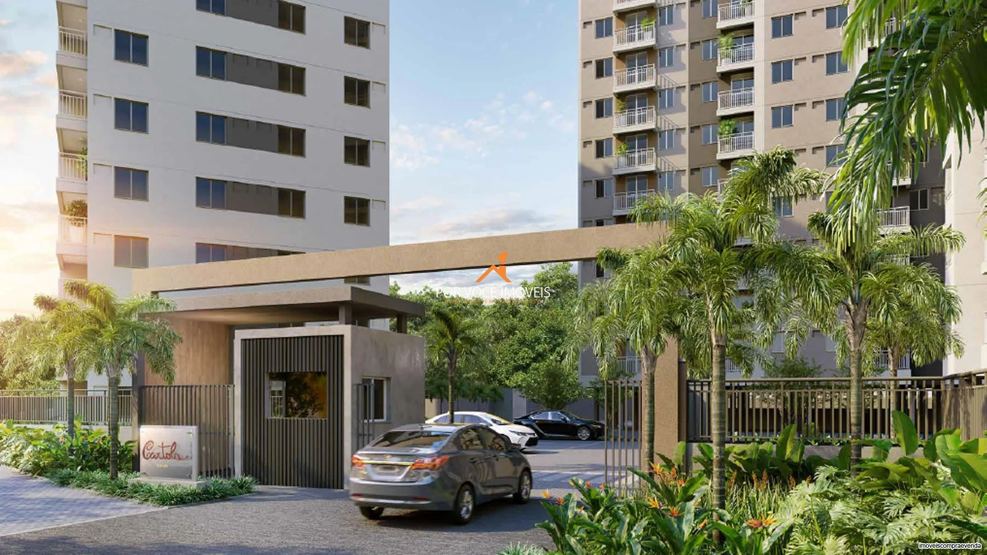 Apartamento com 1 quarto e varanda no Condomínio Residencial Cartola