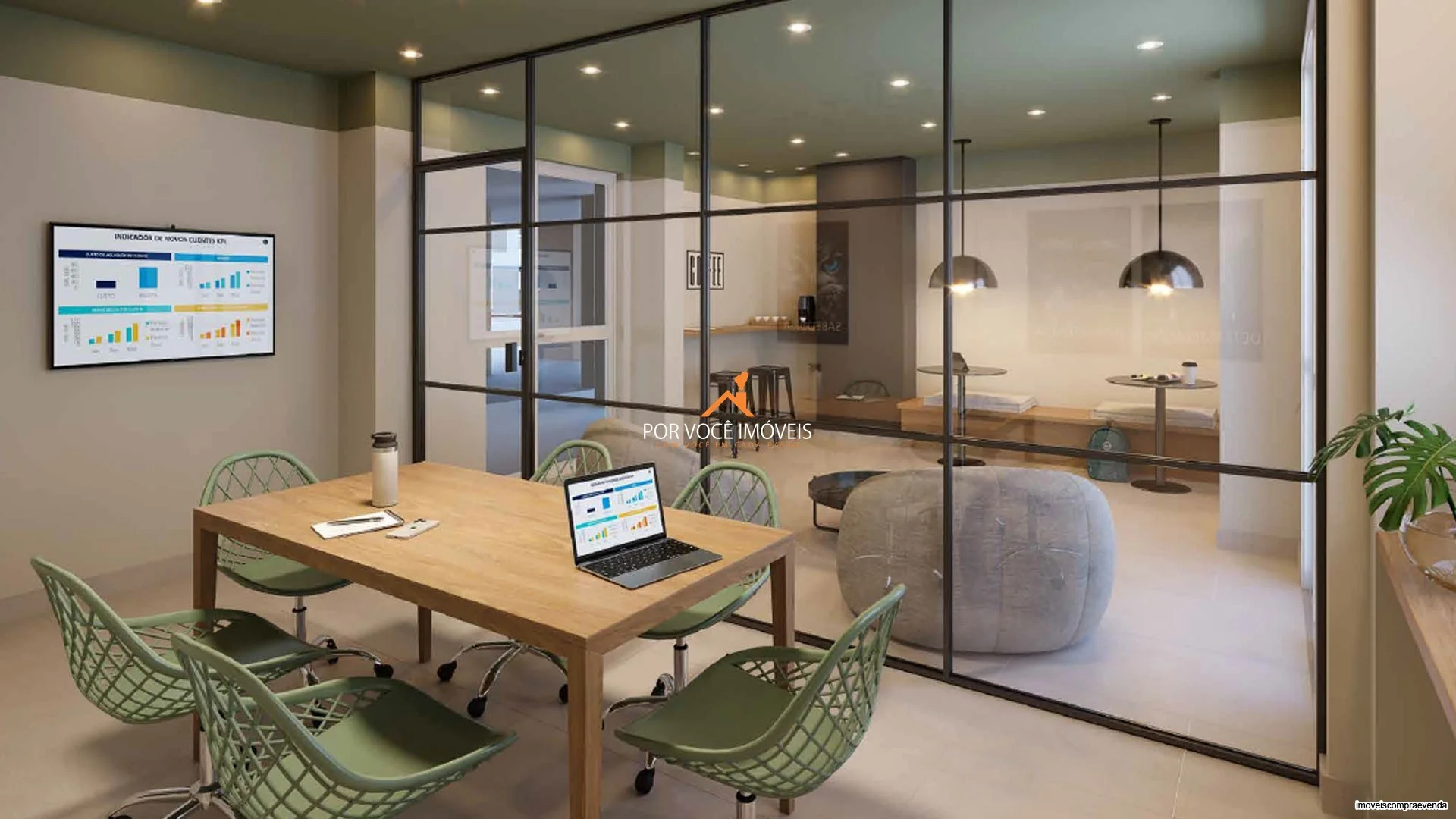 Apartamento com 1 quarto e varanda no Condomínio Residencial Cartola