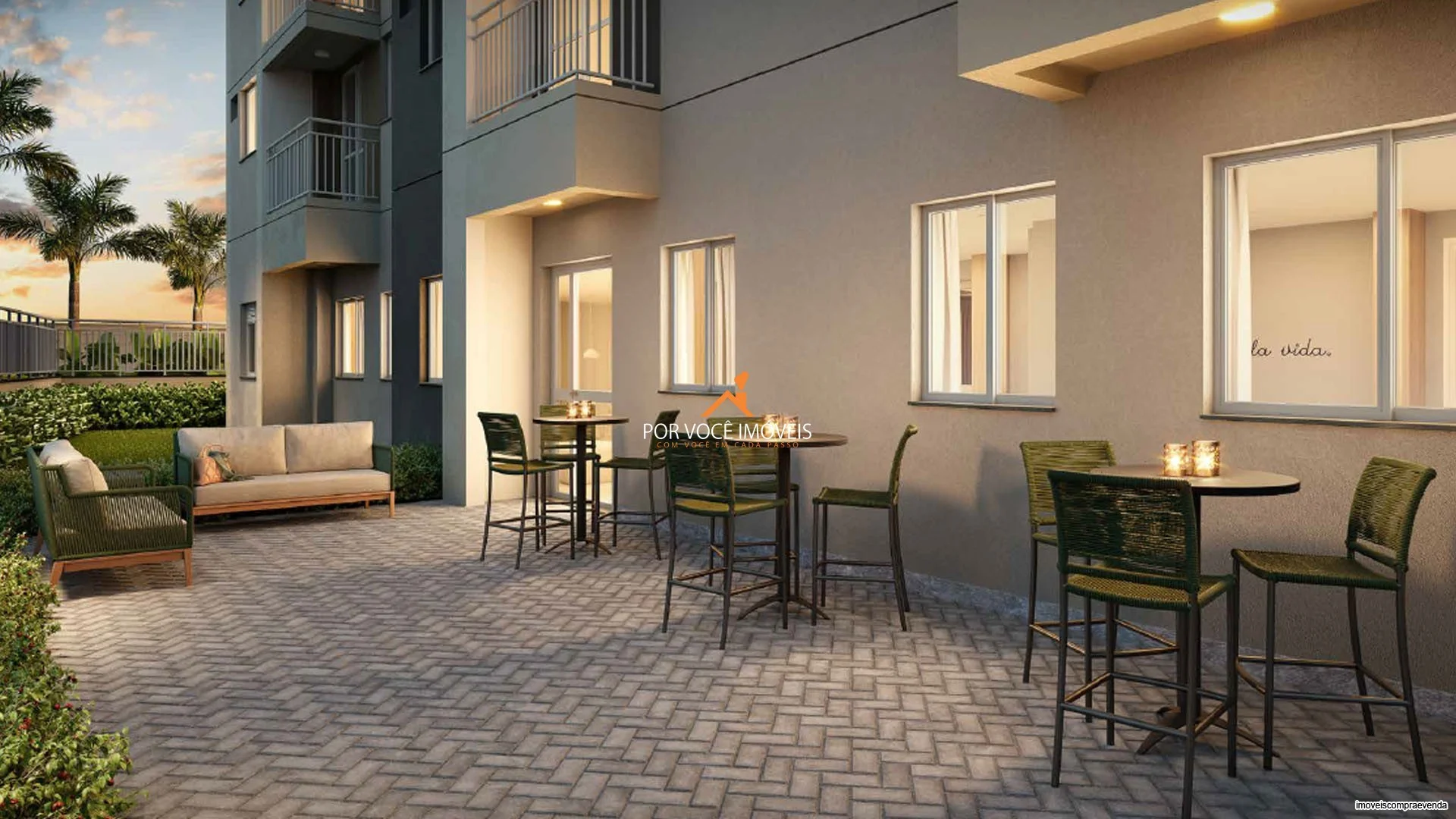 Apartamento com 1 quarto e varanda no Condomínio Residencial Cartola