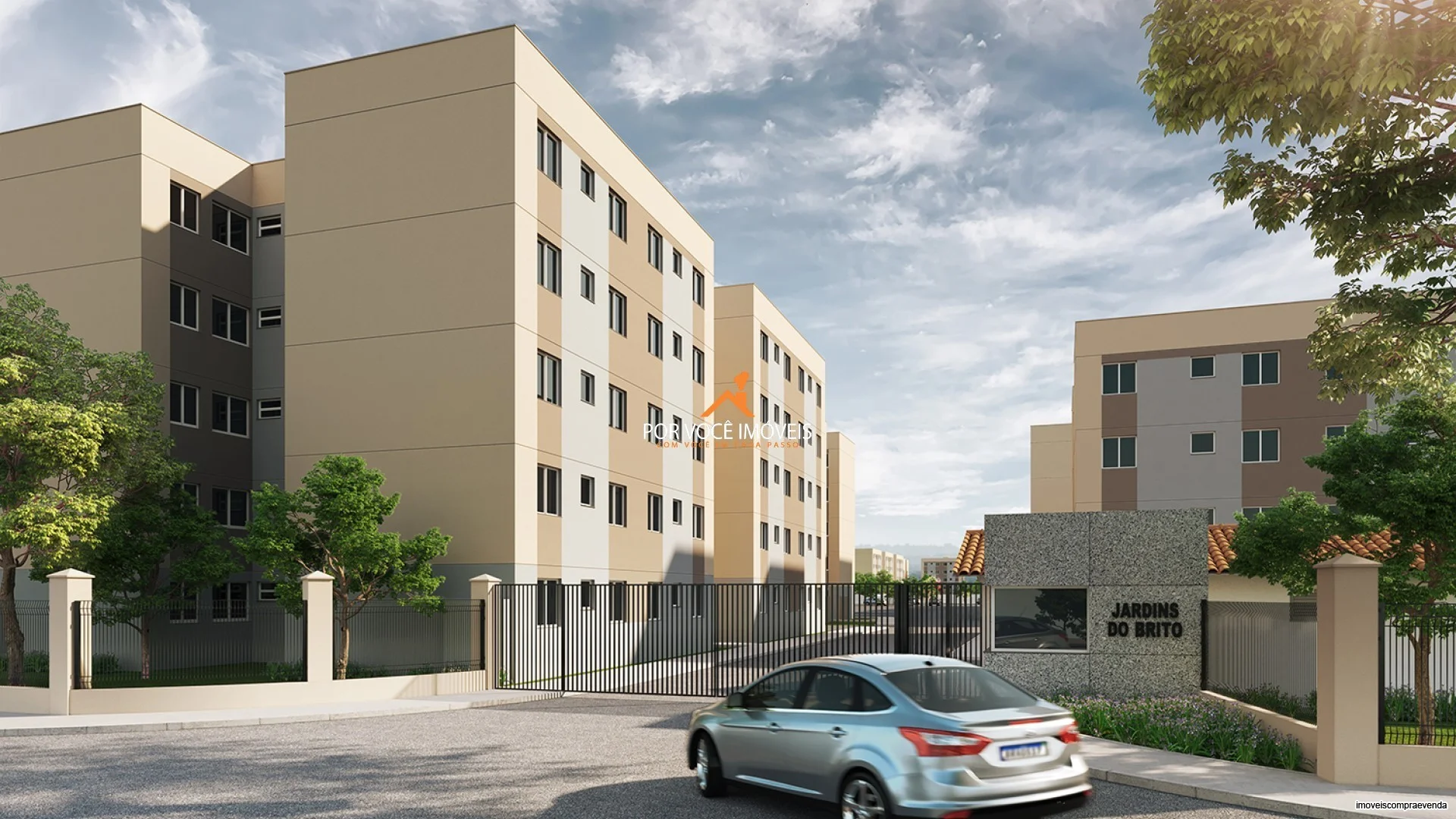 Apartamento com 2 quartos no Condomínio Jardins do Brito