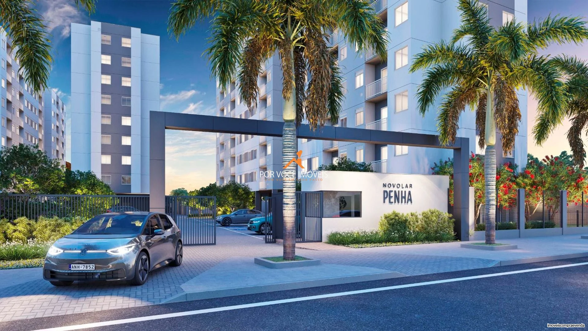 Apartamento com suíte no condomínio Novolar Penha