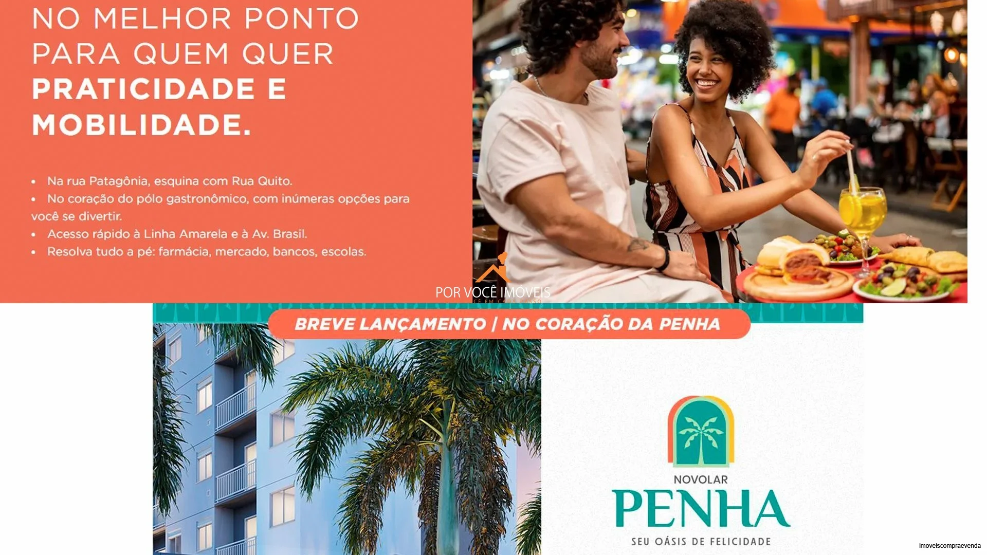 Apartamento com suíte no condomínio Novolar Penha