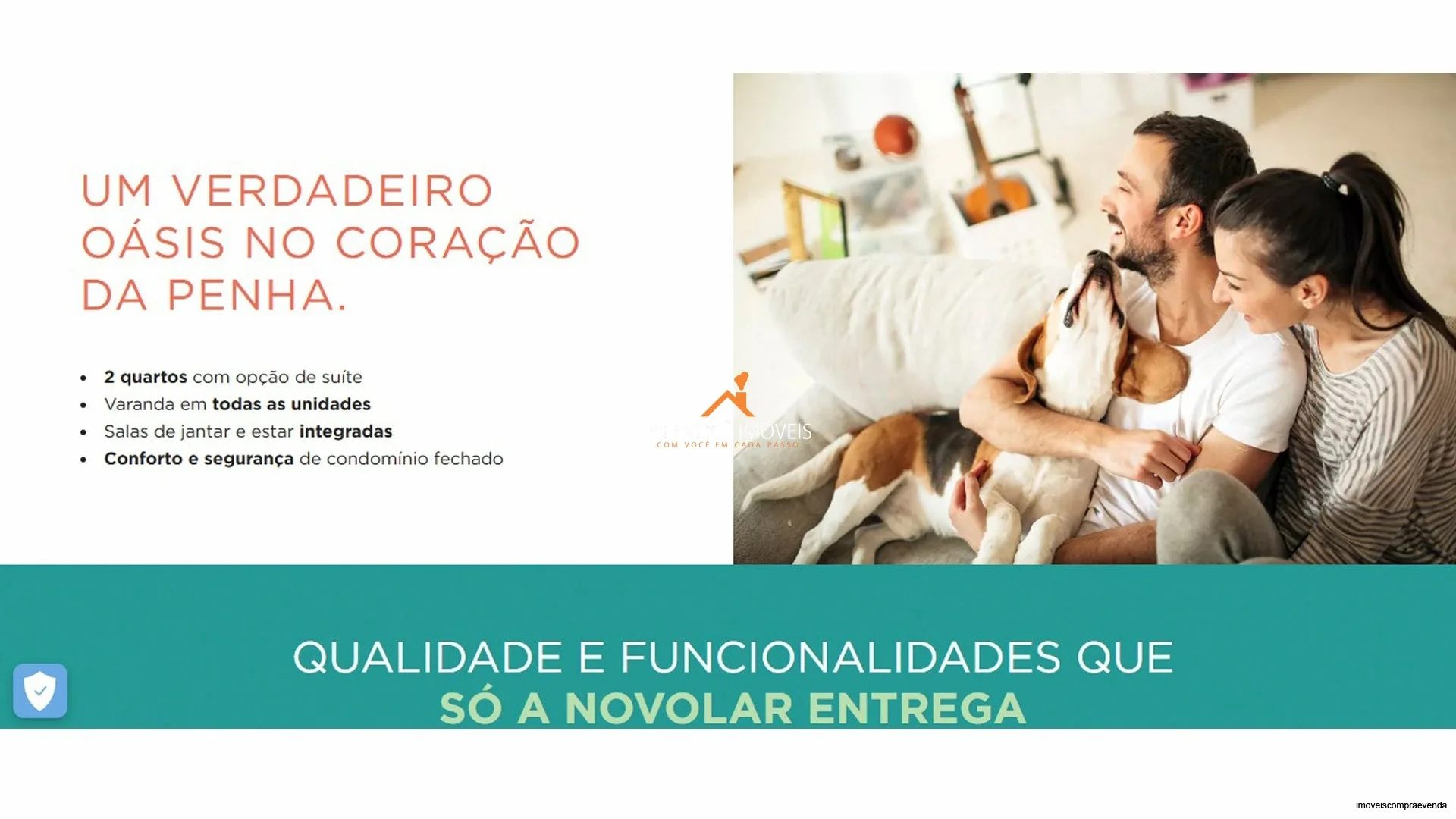 Apartamento com suíte no condomínio Novolar Penha