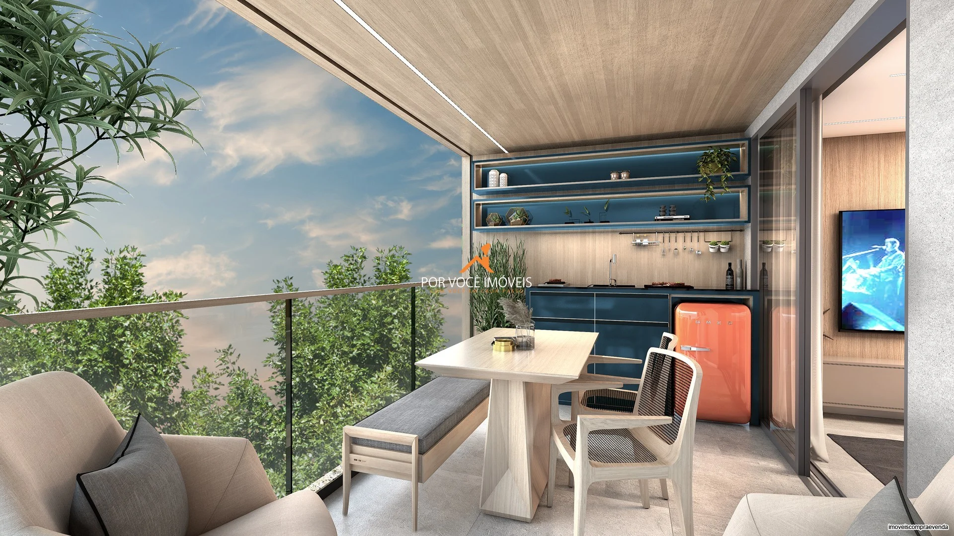 Apartamento com 2 quartos no Condomínio Góis 44 Hype Apartments