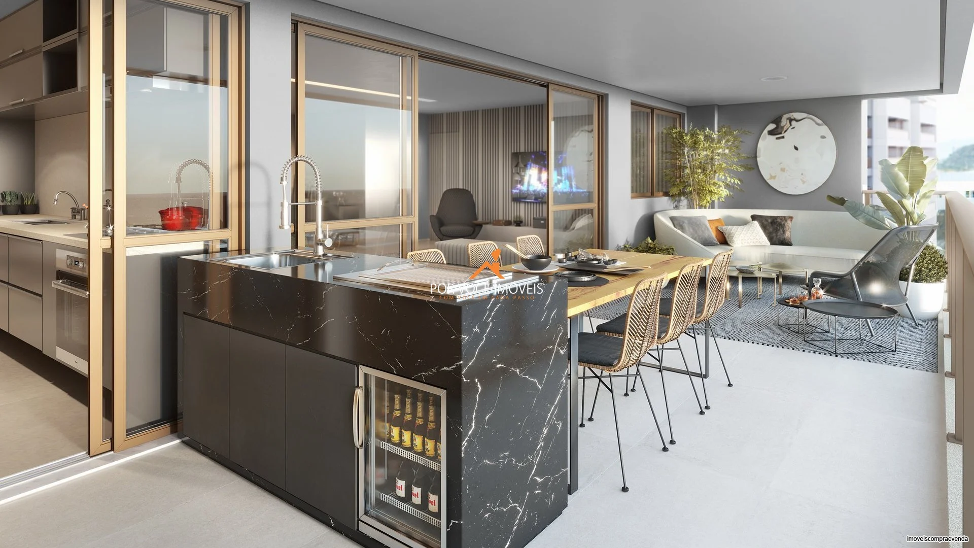 Apartamento com 3 quartos no Latitud Condominium Design