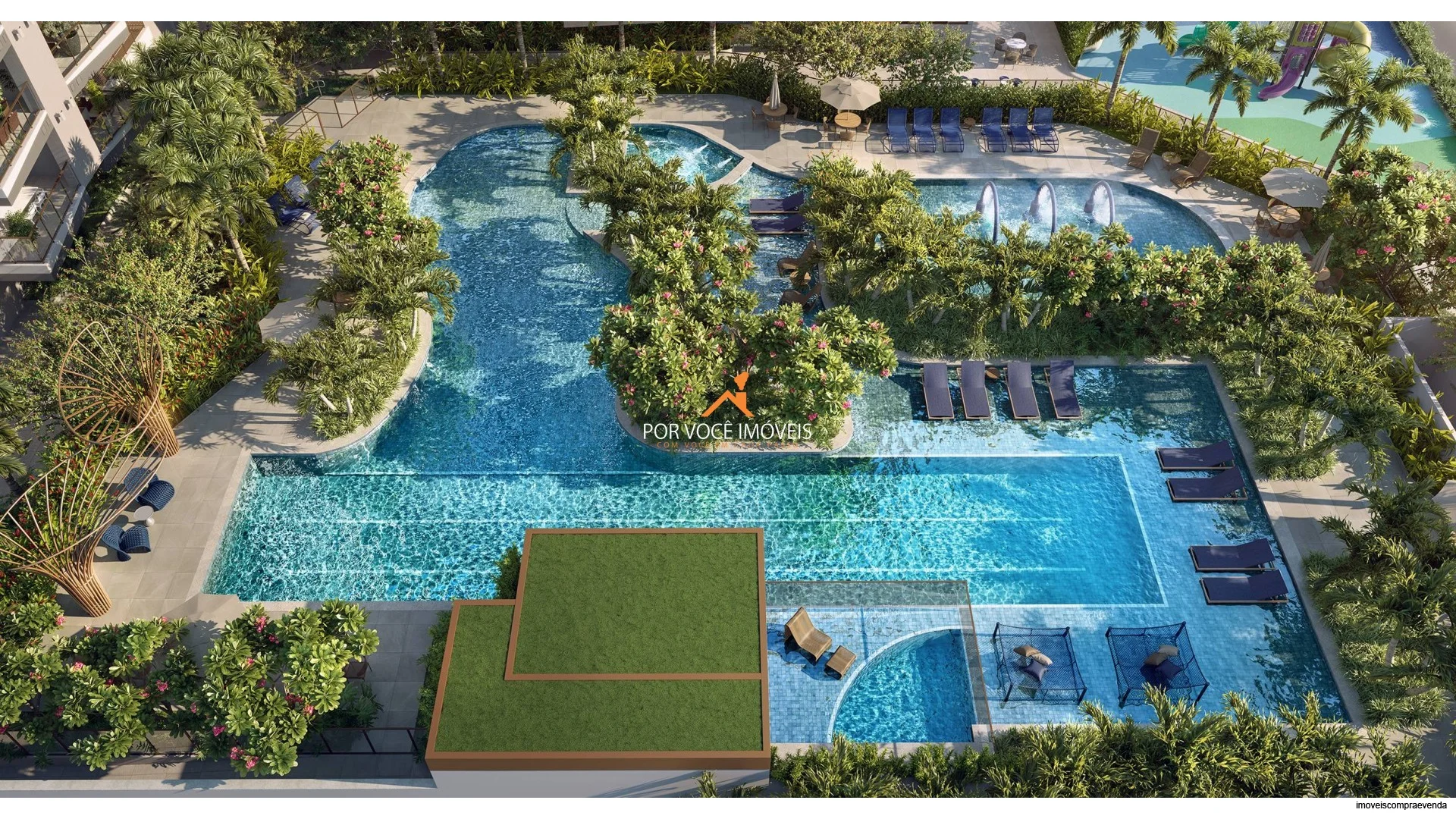 Apartamento com 2 quartos no La Isla Residence Club