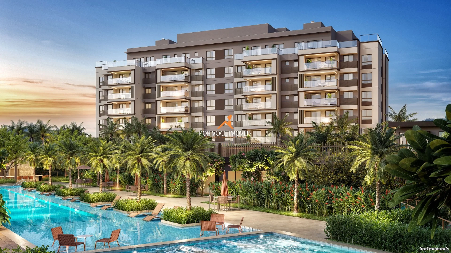 Apartamento com 3 quartos no Condomínio Woods Park Design