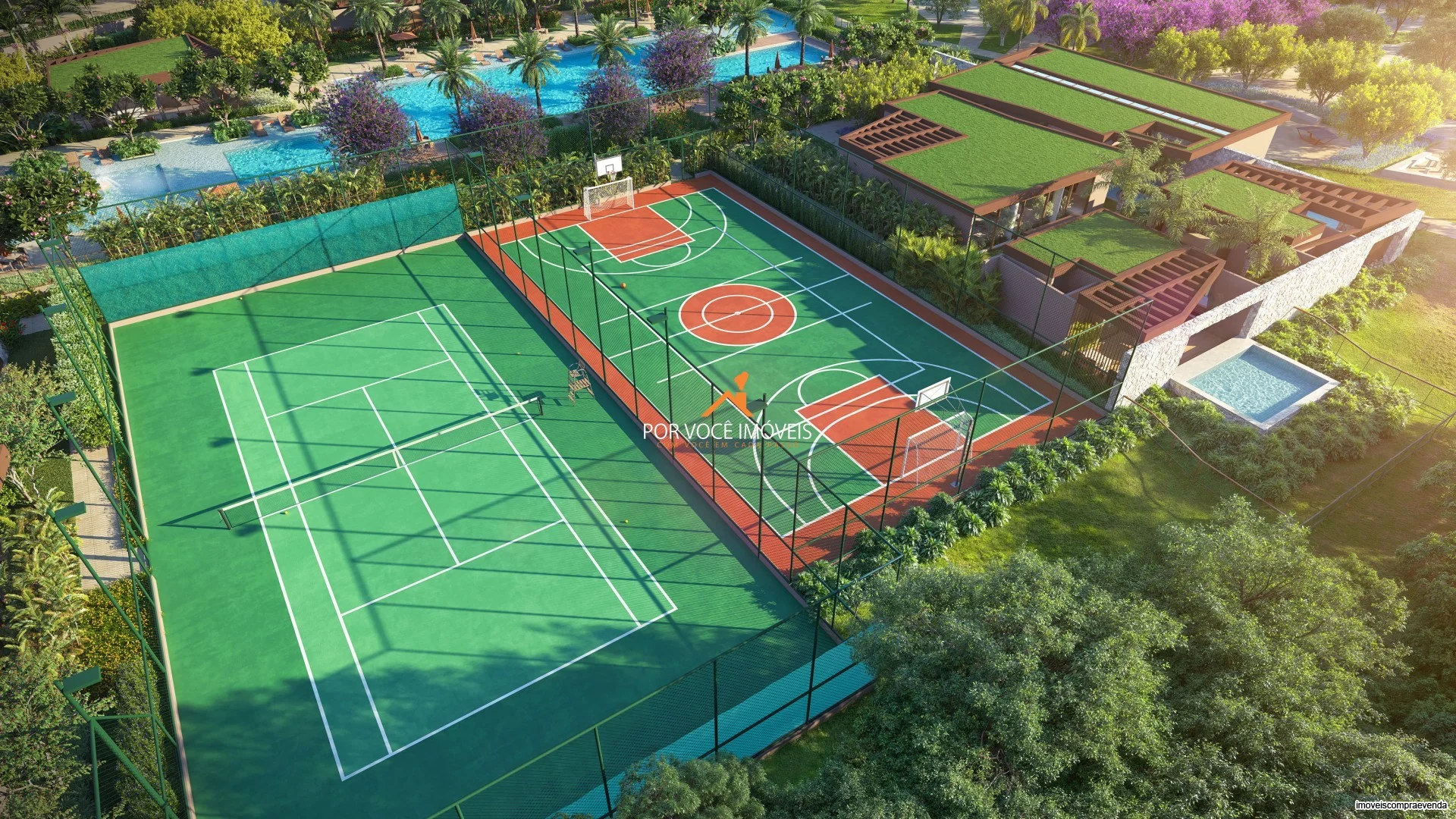 Apartamento com 3 quartos no Condomínio Woods Park Design