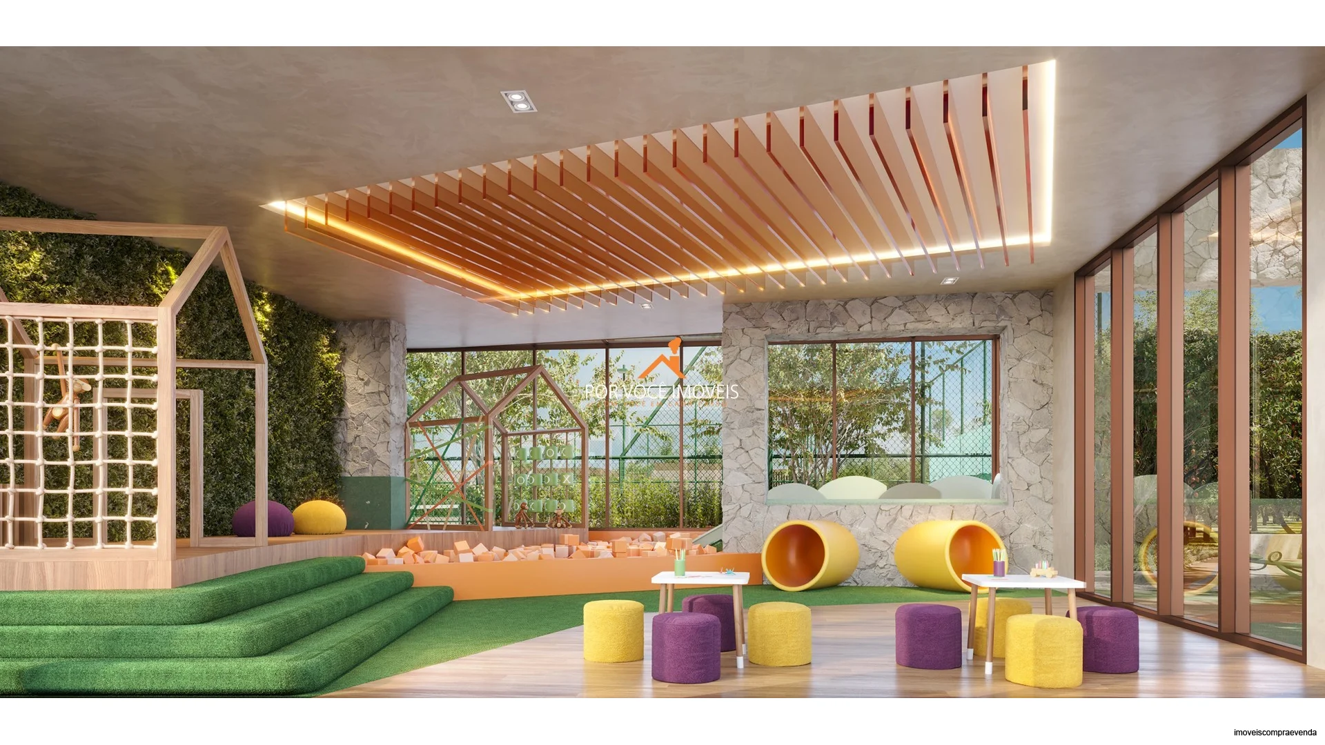 Apartamento com 3 quartos no Condomínio Woods Park Design