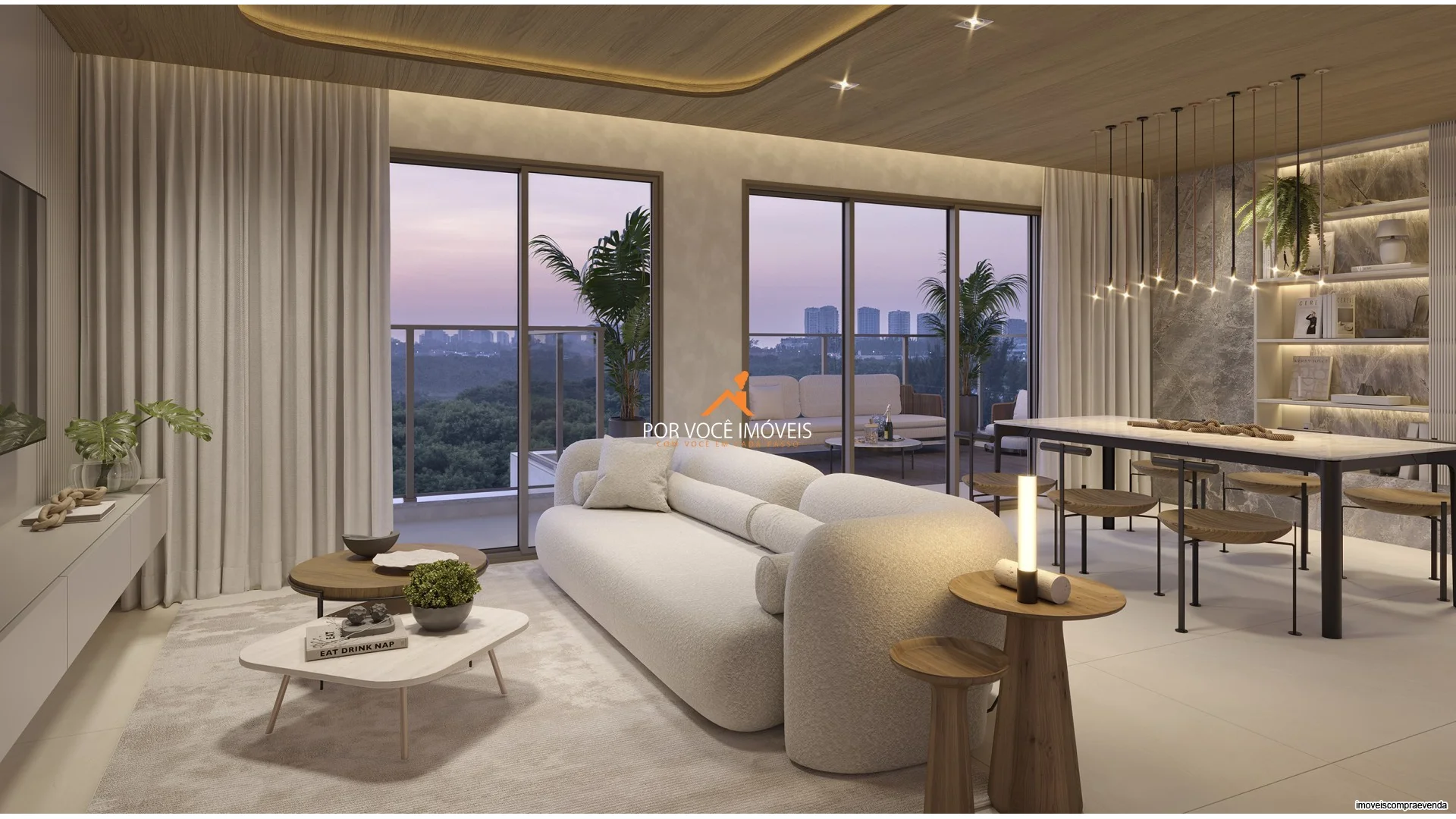 Apartamento com 3 quartos no Condomínio Woods Park Design