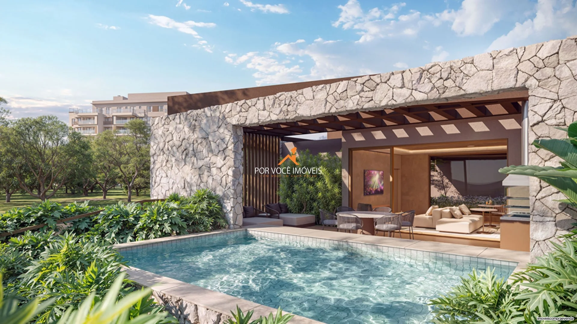 Apartamento com 3 quartos no Condomínio Woods Park Design