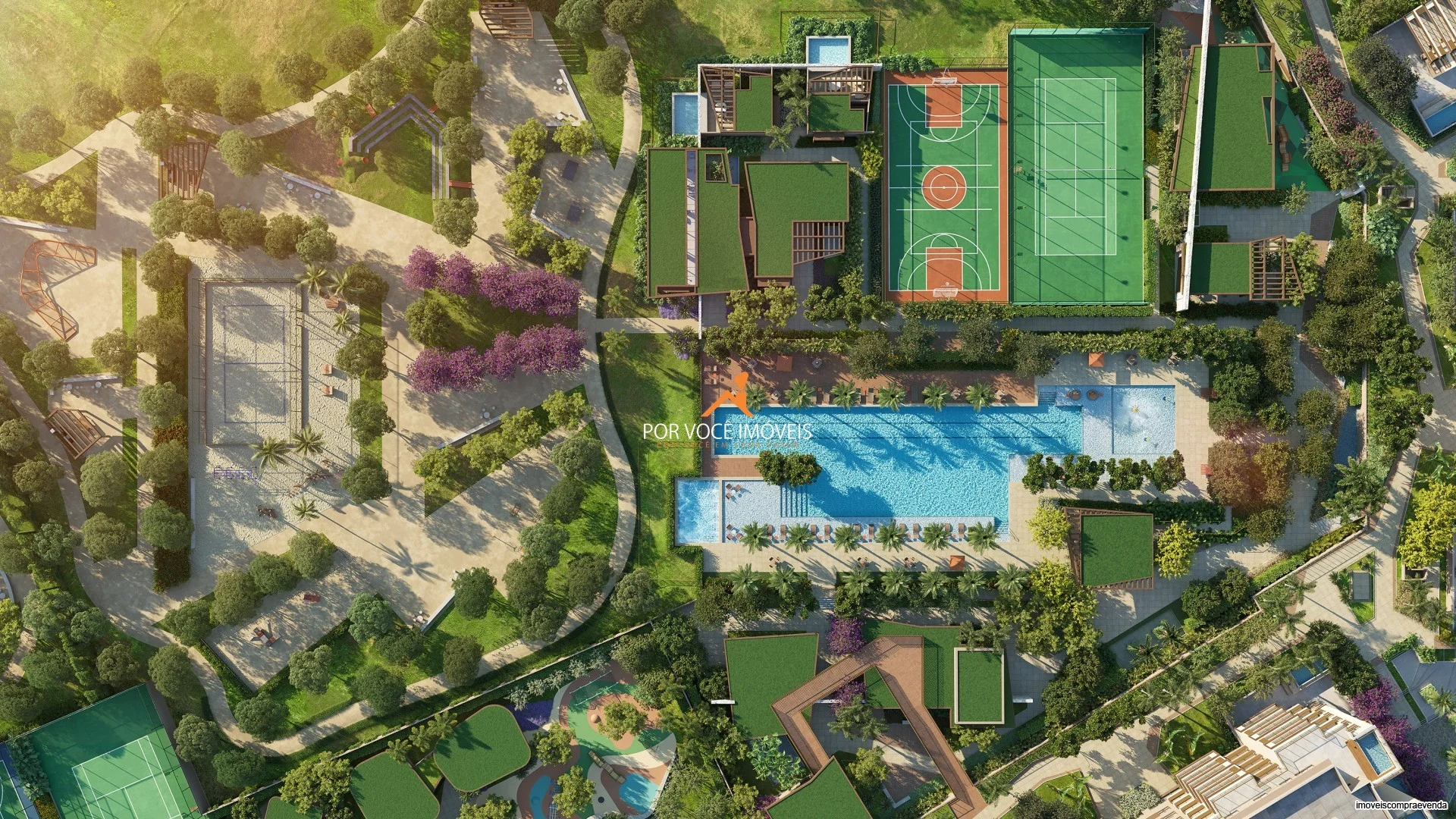 Apartamento com 3 quartos no Condomínio Woods Park Design