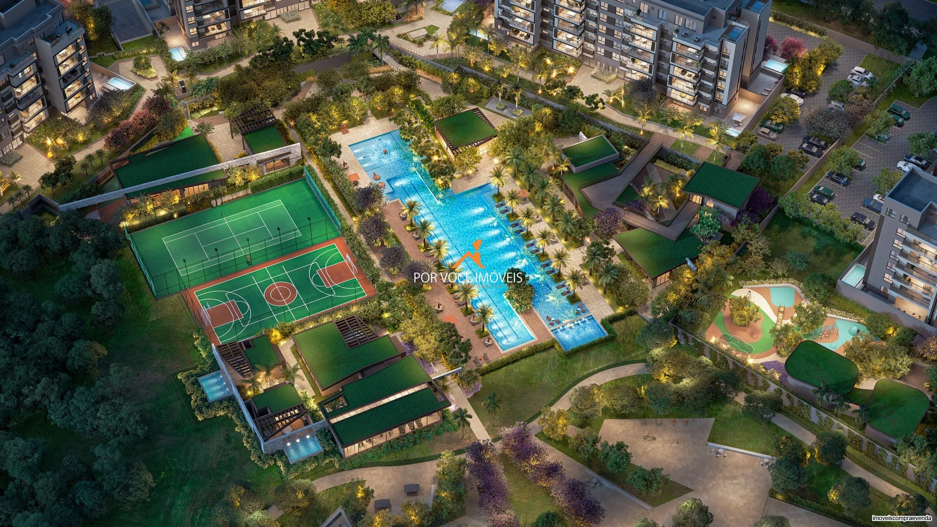 Apartamento com 3 quartos no Condomínio Woods Park Design