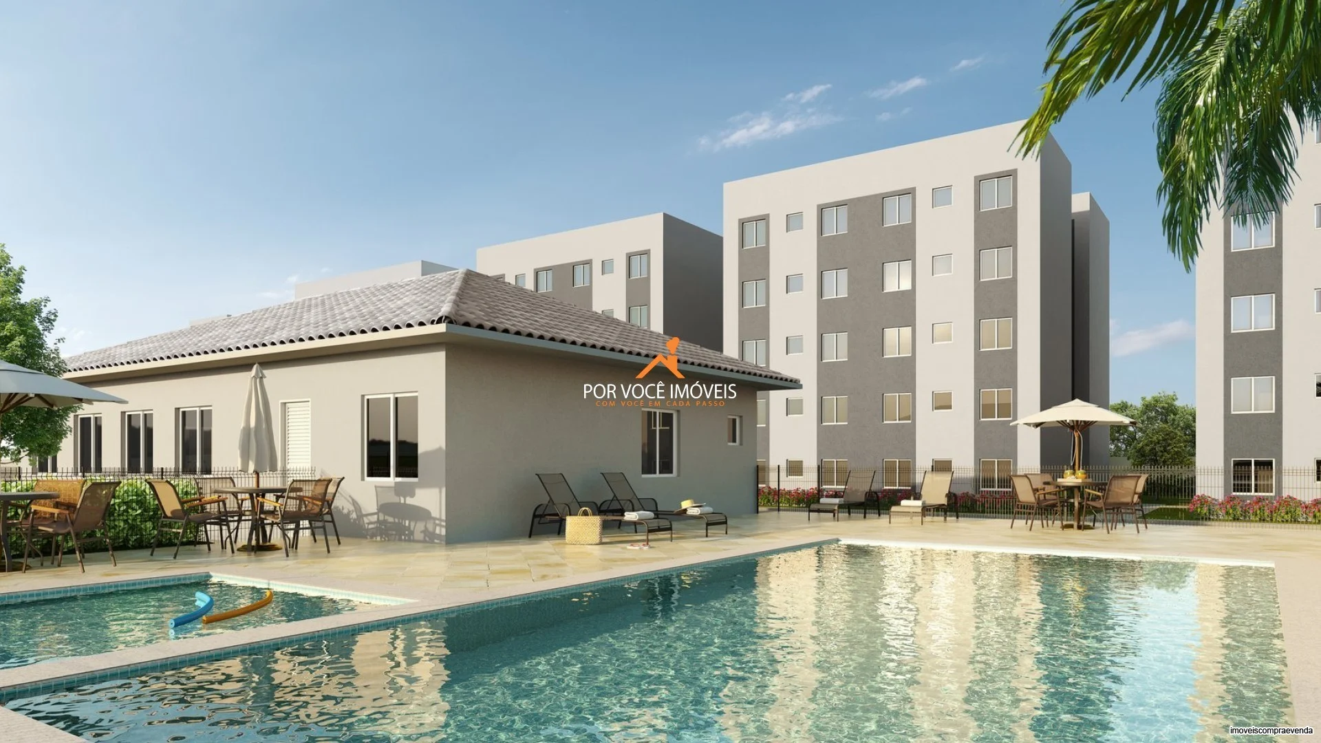 Apartamento com 2 quartos no Condomínio Moinho