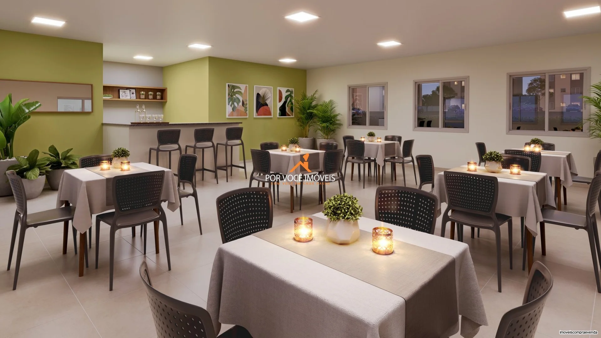 Apartamento com 2 quartos no Condomínio Moinho