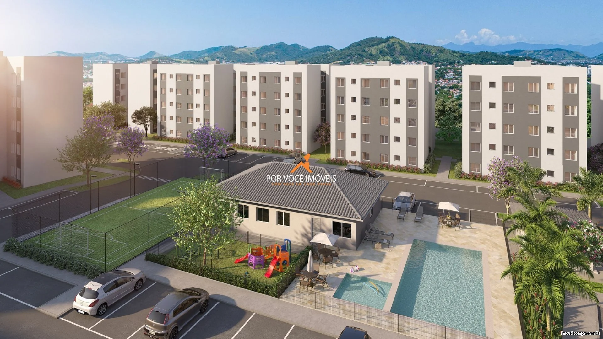 Apartamento para locação com 2 quartos no Condomínio Moinho