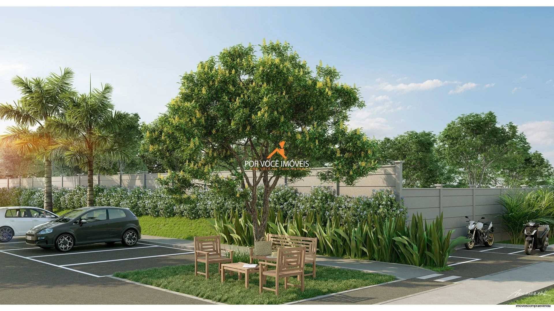 Apartamento para locação com 2 quartos no Condomínio Moinho