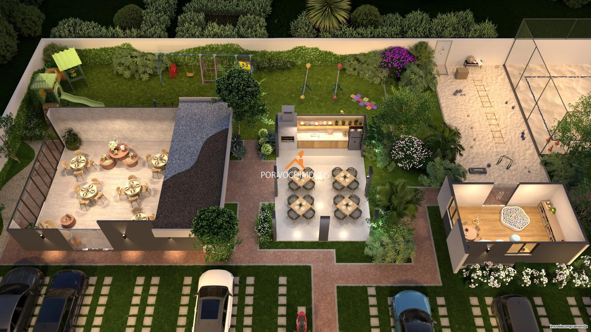 Apartamento Garden com 1 quarto no Condomínio Tide Residencial