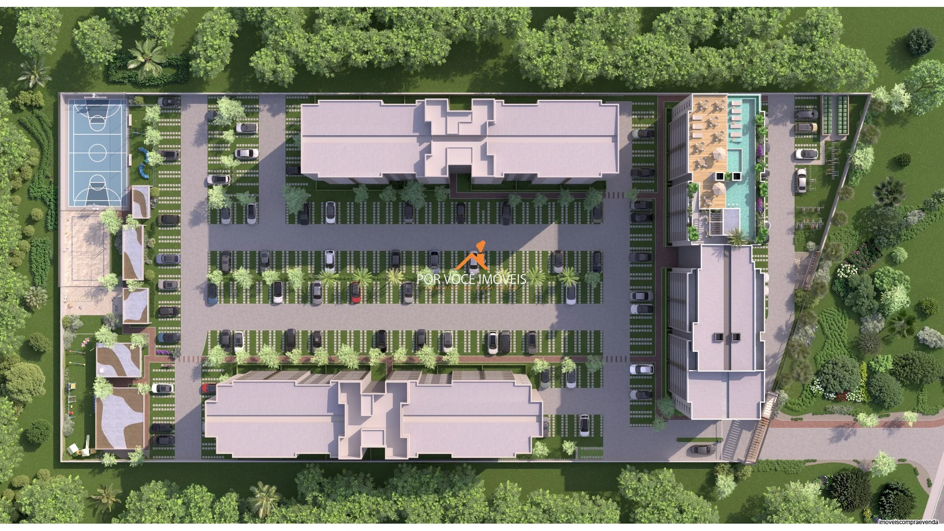 Apartamento Garden com 1 quarto no Condomínio Tide Residencial