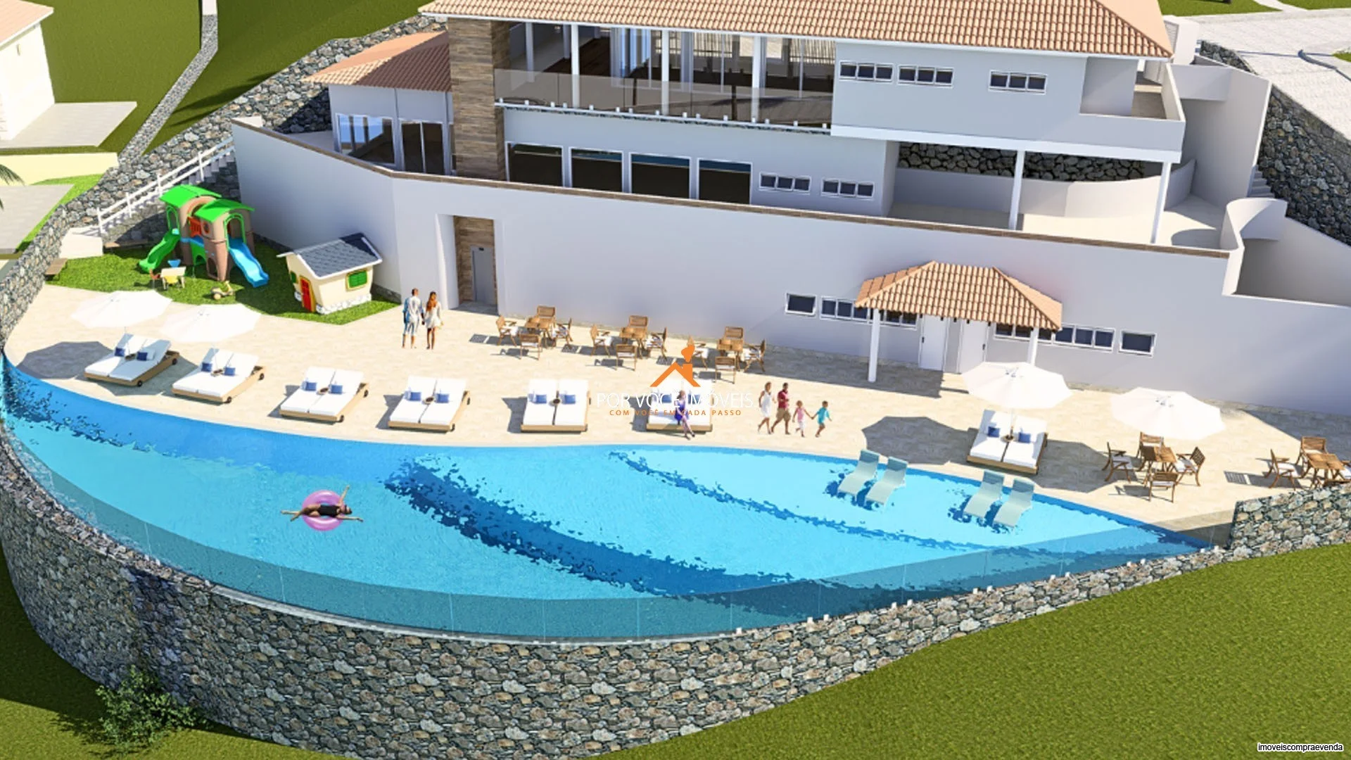 Casa Duplex com 4 súítes e piscina no Condomínio Casa Mar Porto Ribeira