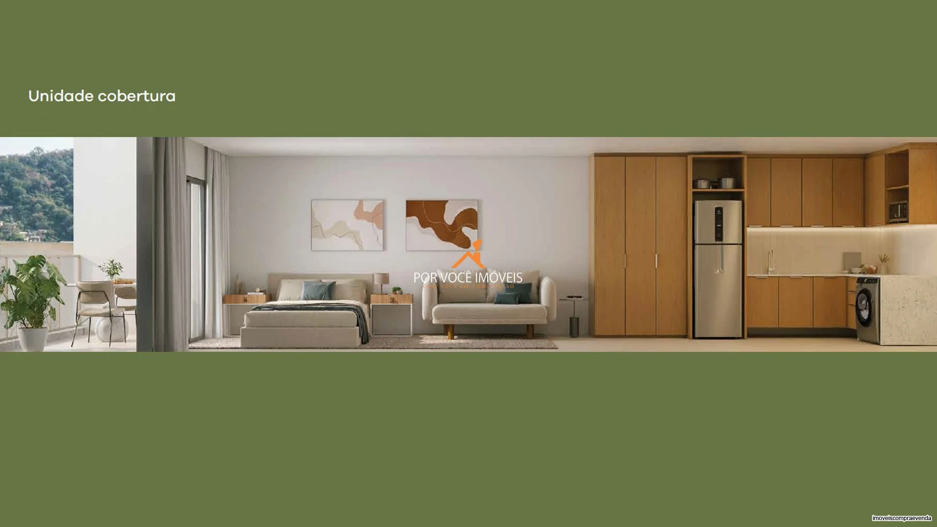 Studio de 35m² no Condomínio Soul Rio
