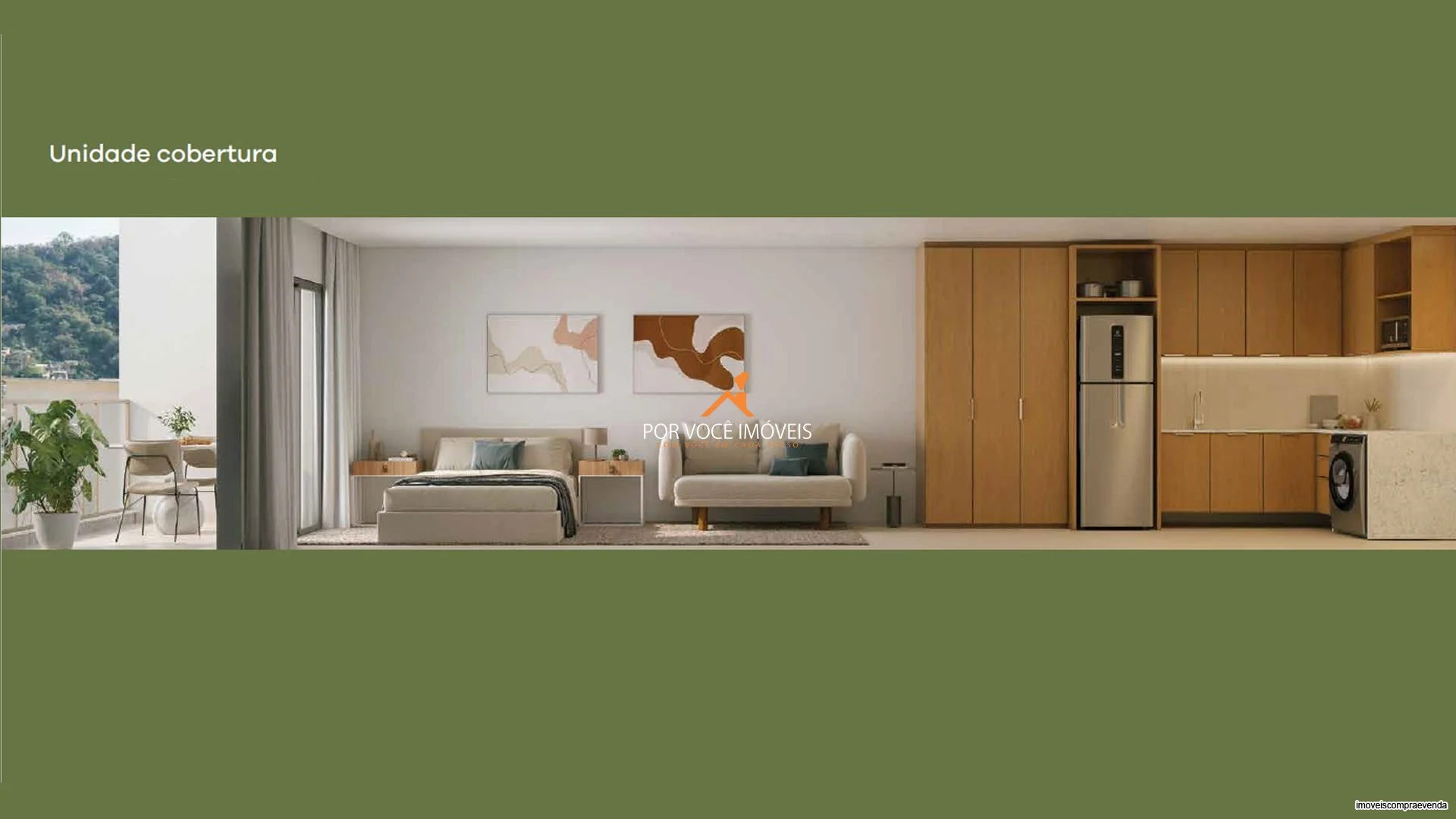 Studio de 35m² no Condomínio Soul Rio