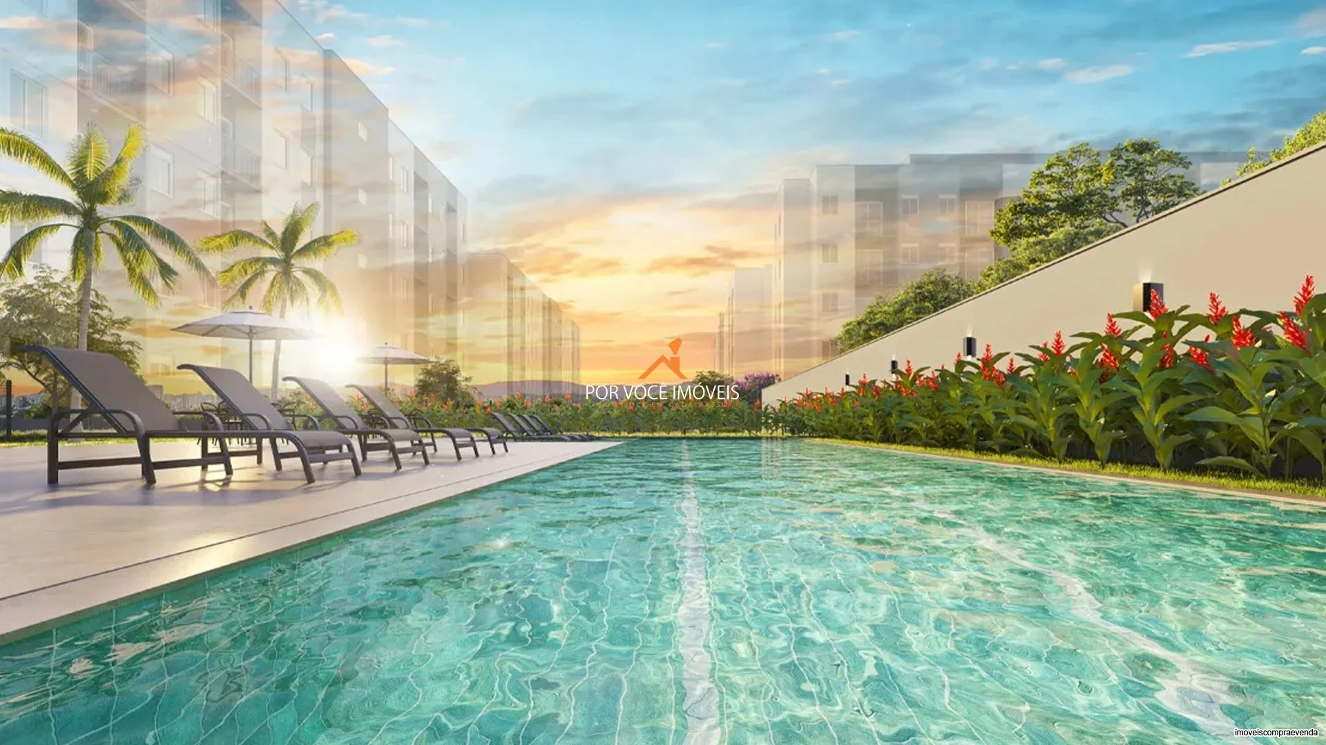 Apartamento Garden com 2 quartos no Condomínio Park Village
