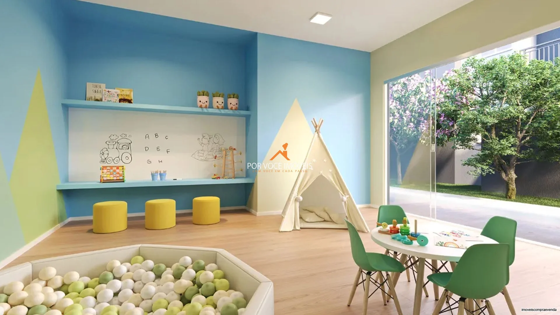 Apartamento Garden com 2 quartos e Suíte no Condomínio Park Village
