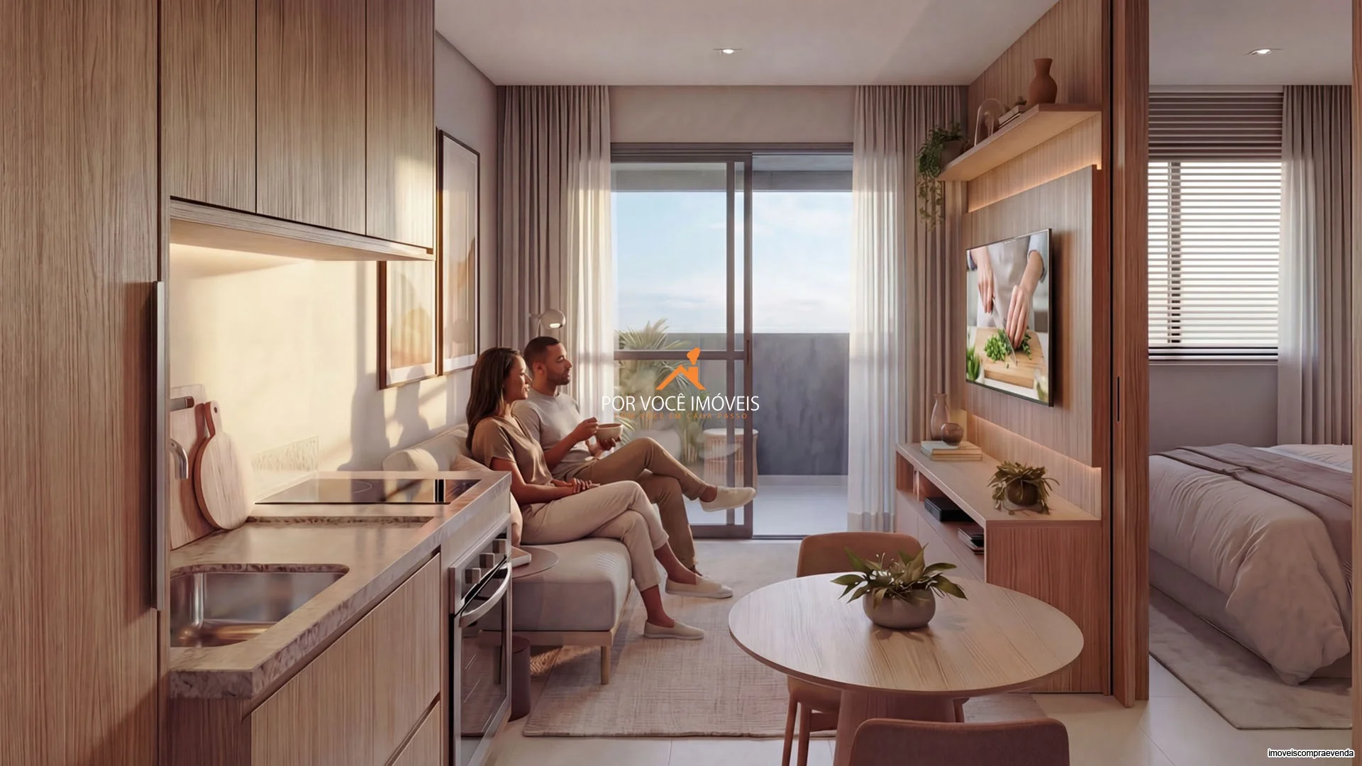 Studio Duplex no Condomínio Feel Pontal Oceânico