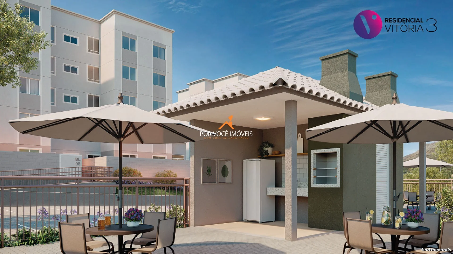 Apartamento Garden com 2 quartos no Condomínio Vitória 3