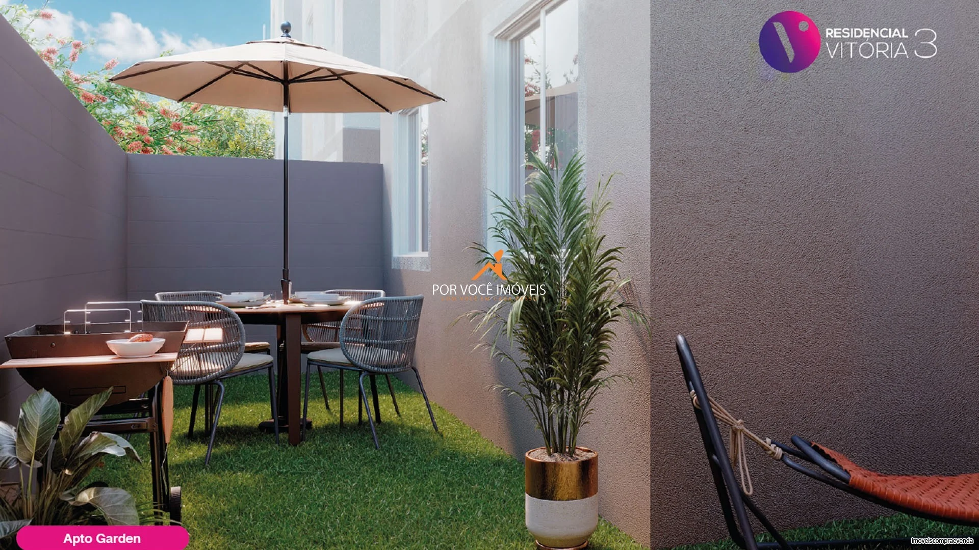Apartamento Garden Plus S com 2 quartos no Condomínio Vitória 3