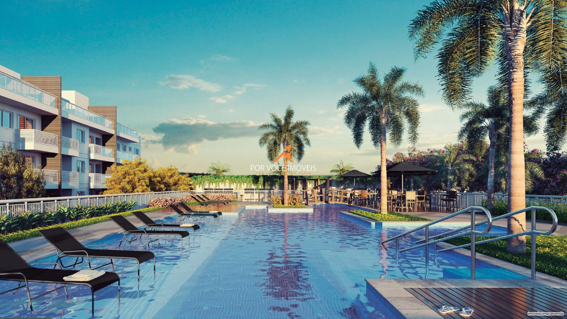 Apartamento Garden com 2 quartos no Condomínio Palms