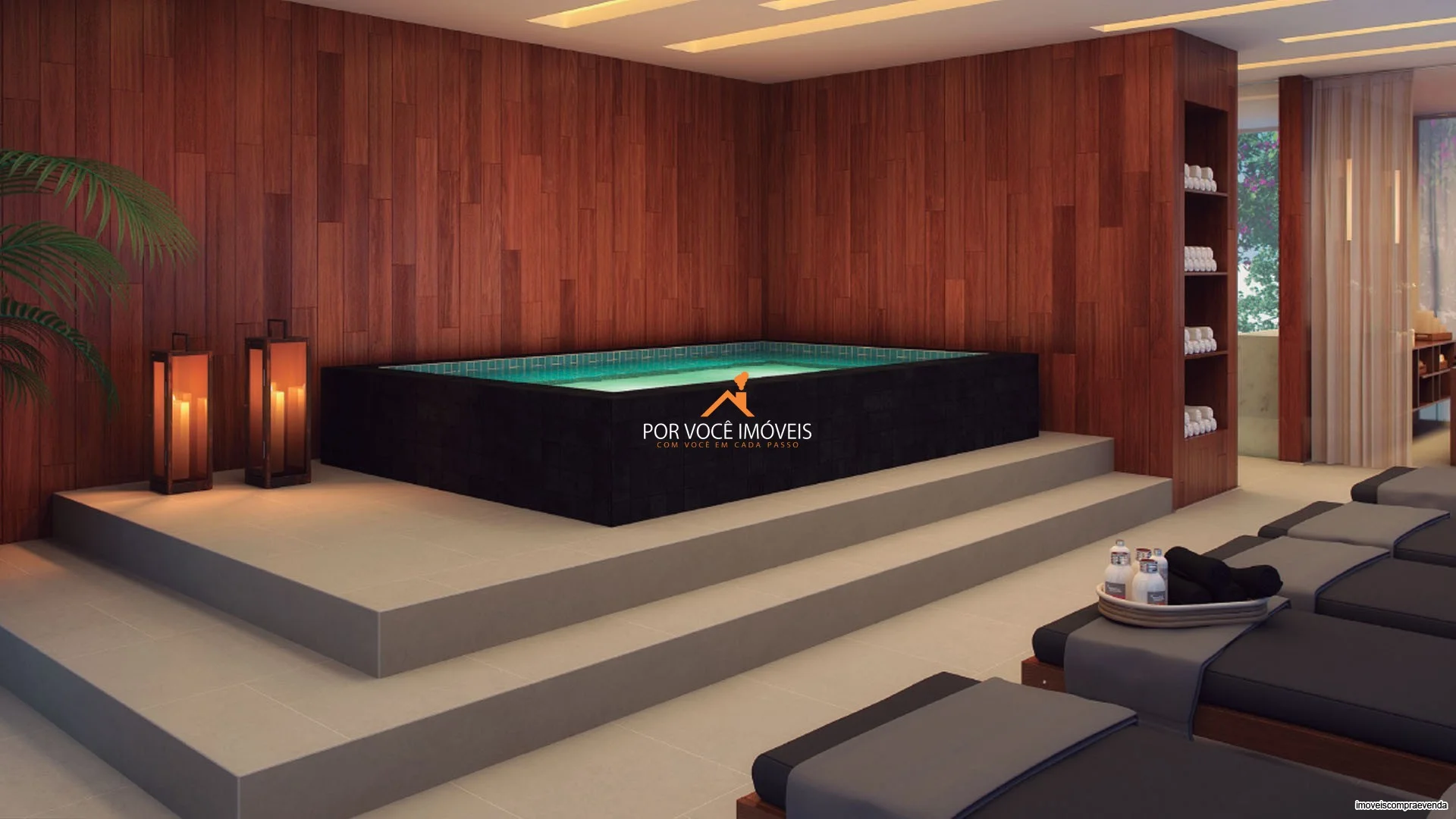 Apartamento Garden com 2 quartos no Condomínio Palms